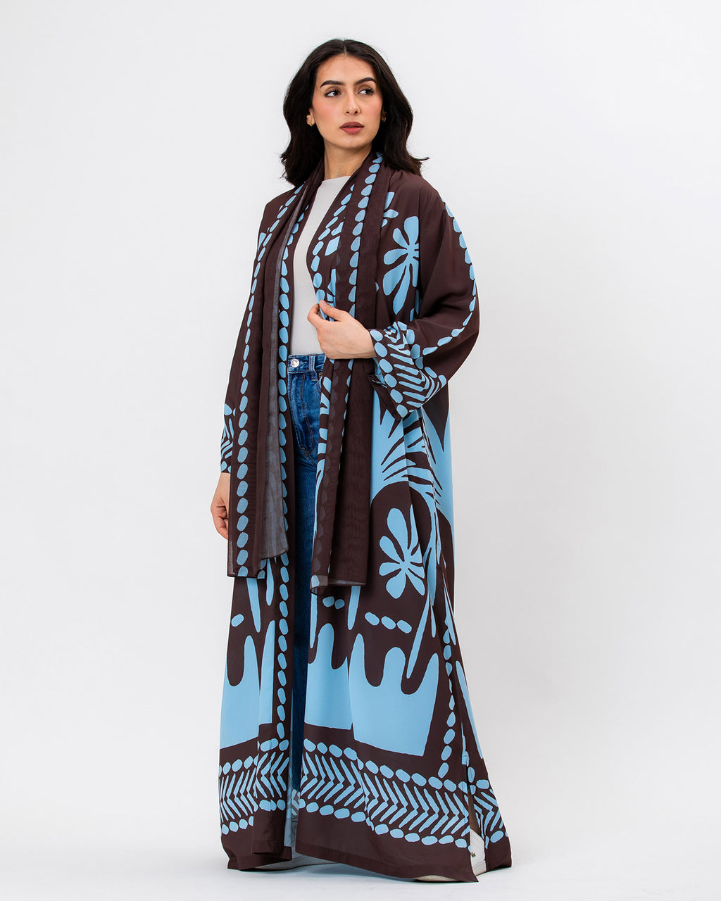 Botanika - Printed Crepe Abaya
