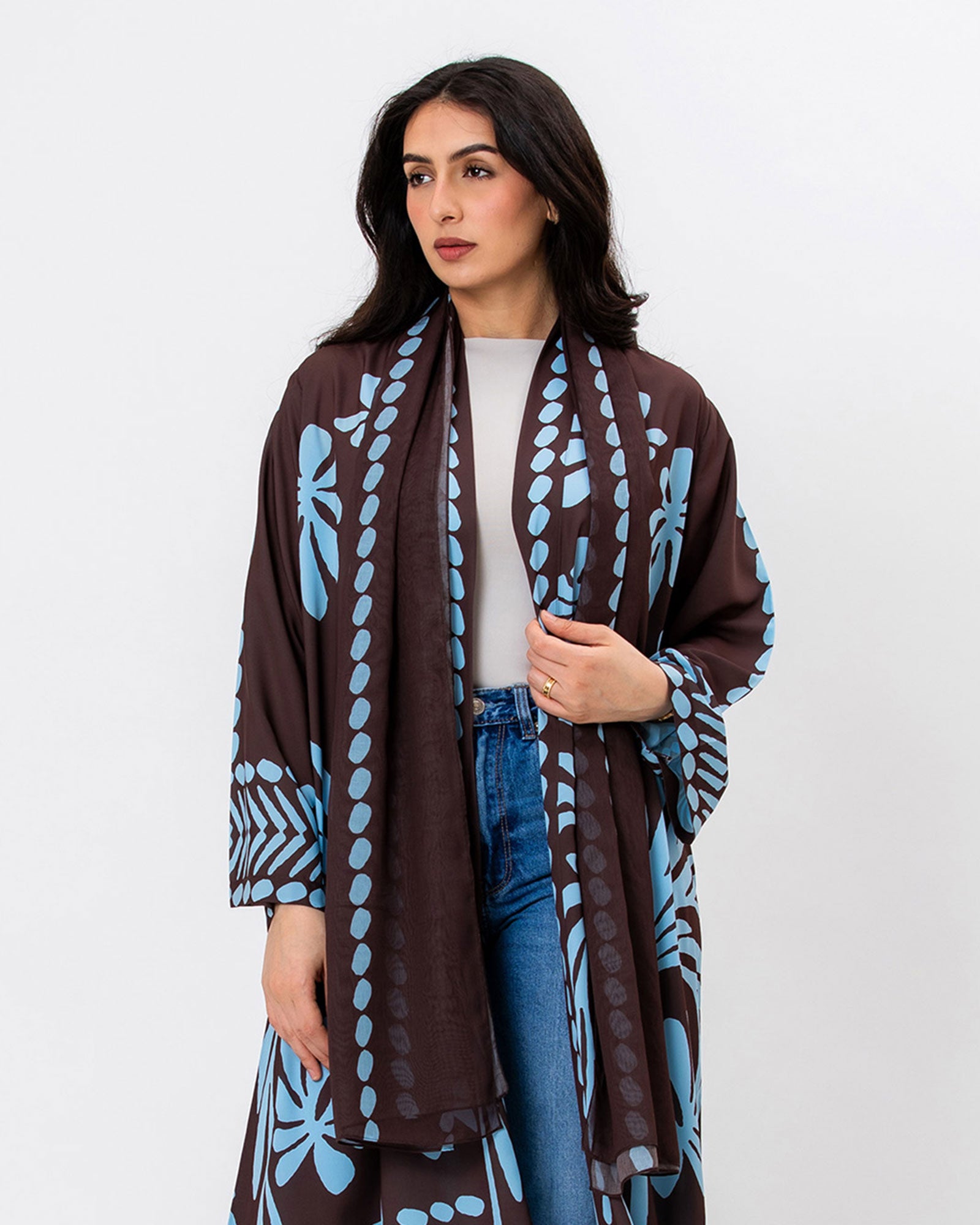 Botanika - Printed Crepe Abaya