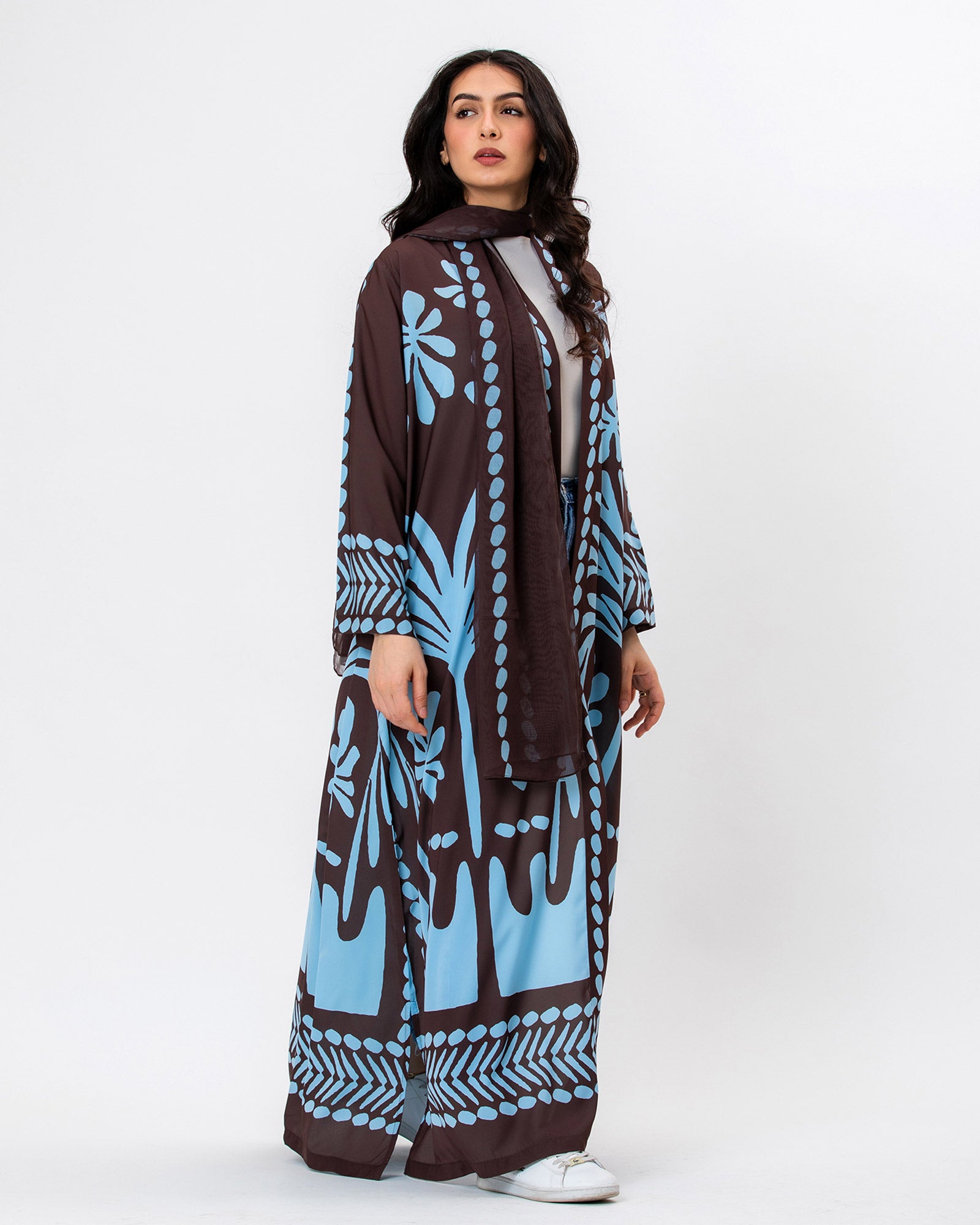 Botanika - Printed Crepe Abaya