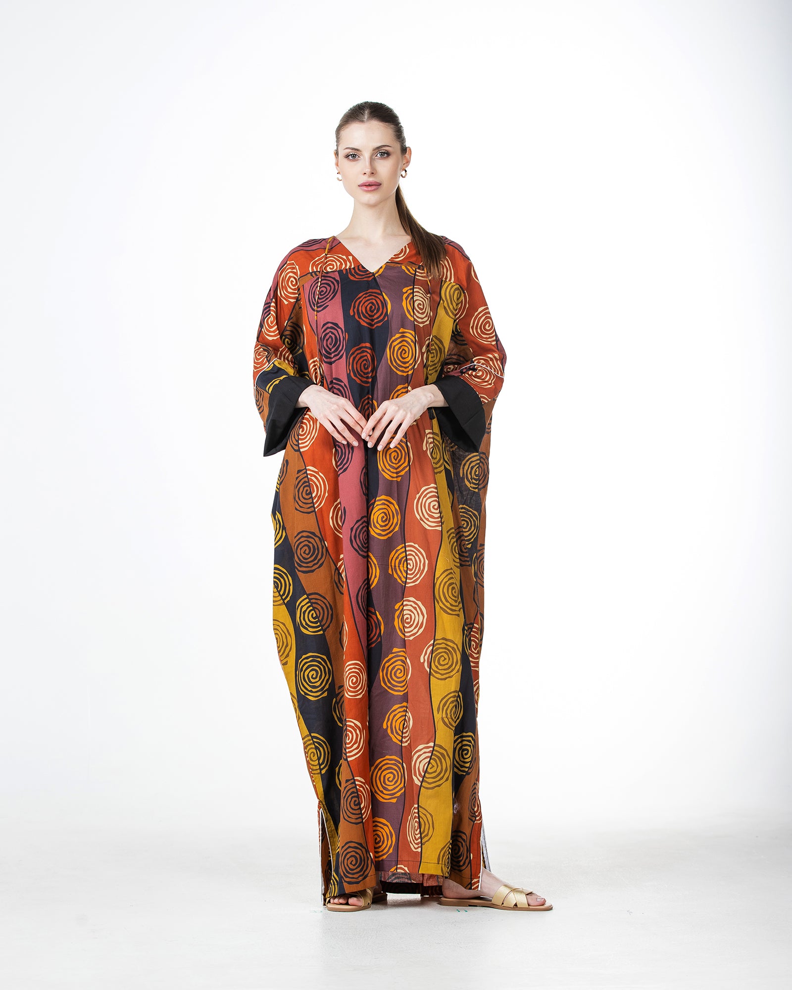 Basma – Printed Cotton Kaftan