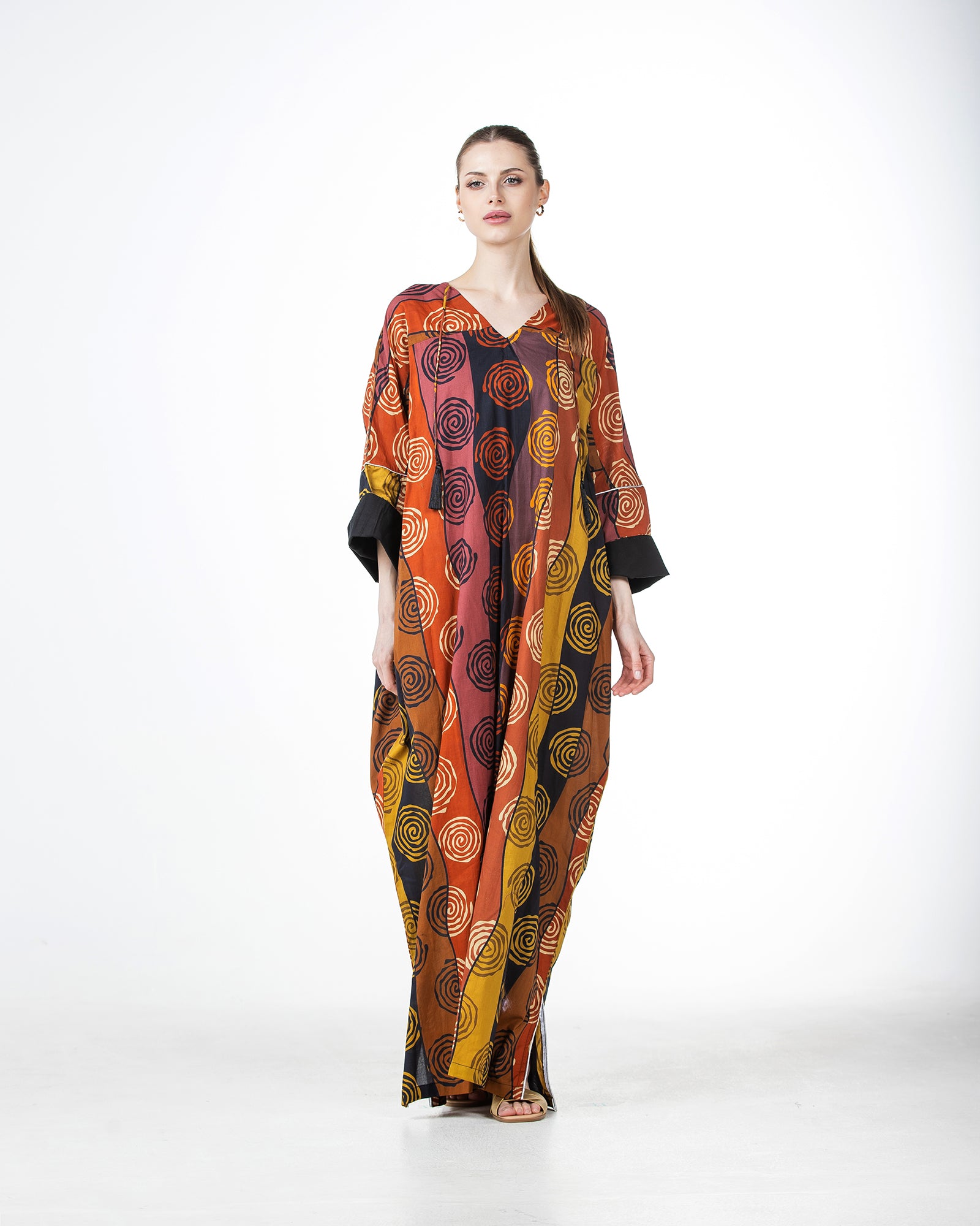 Basma – Printed Cotton Kaftan