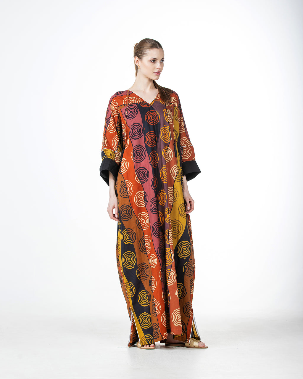 Basma – Printed Cotton Kaftan