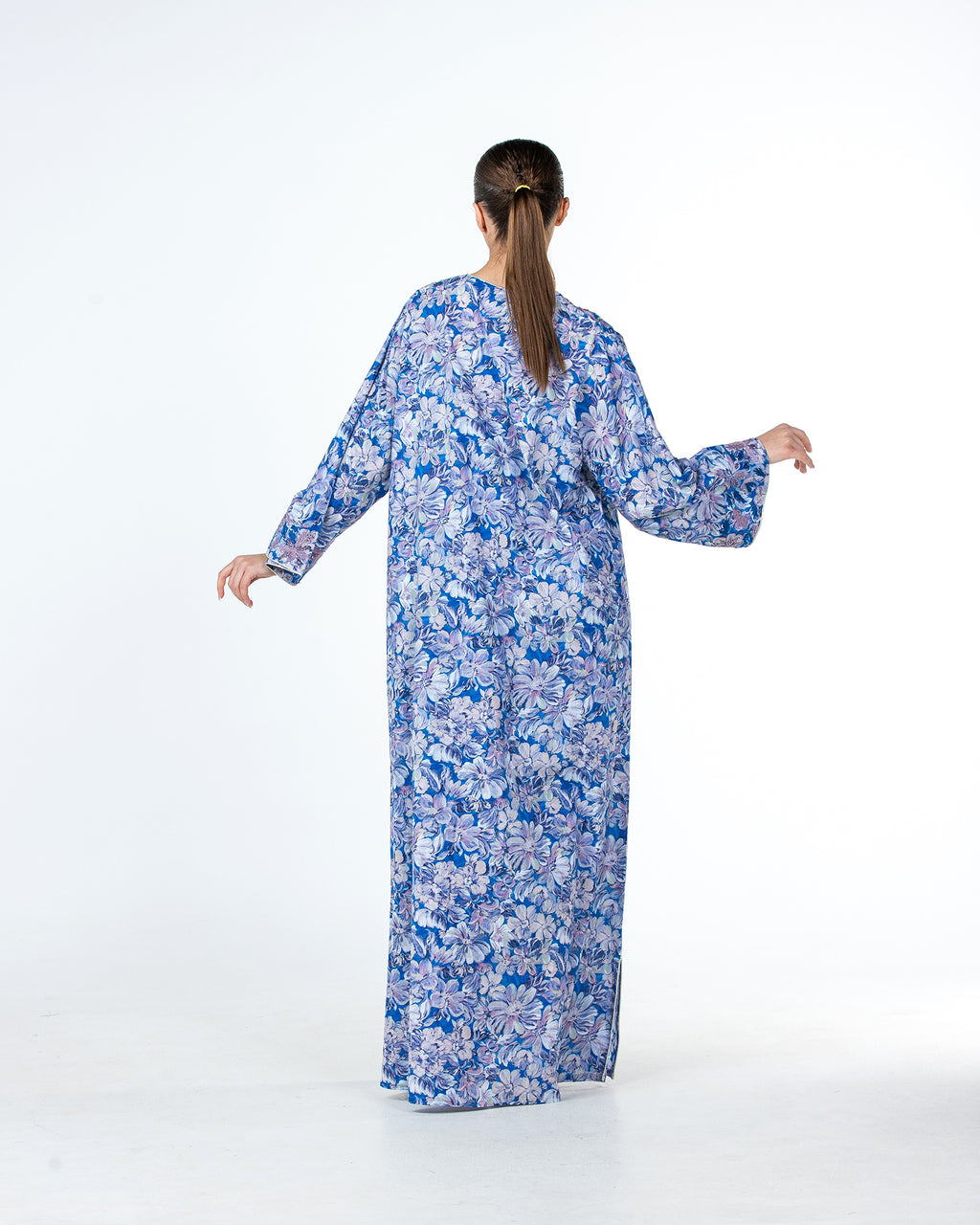 Mashail – Embroidered Cotton Mukhawar Dress