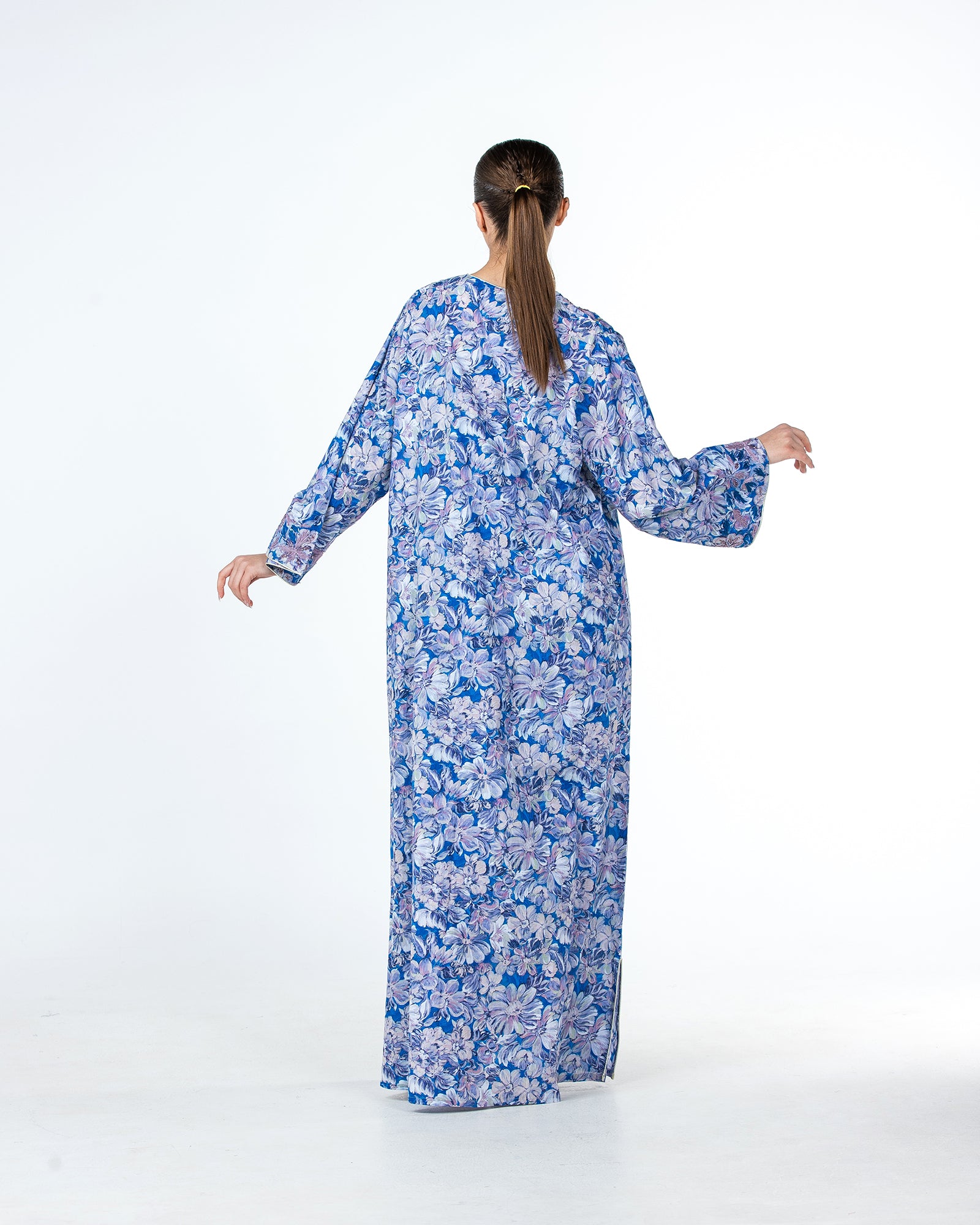 Mashail – Embroidered Cotton Mukhawar Dress