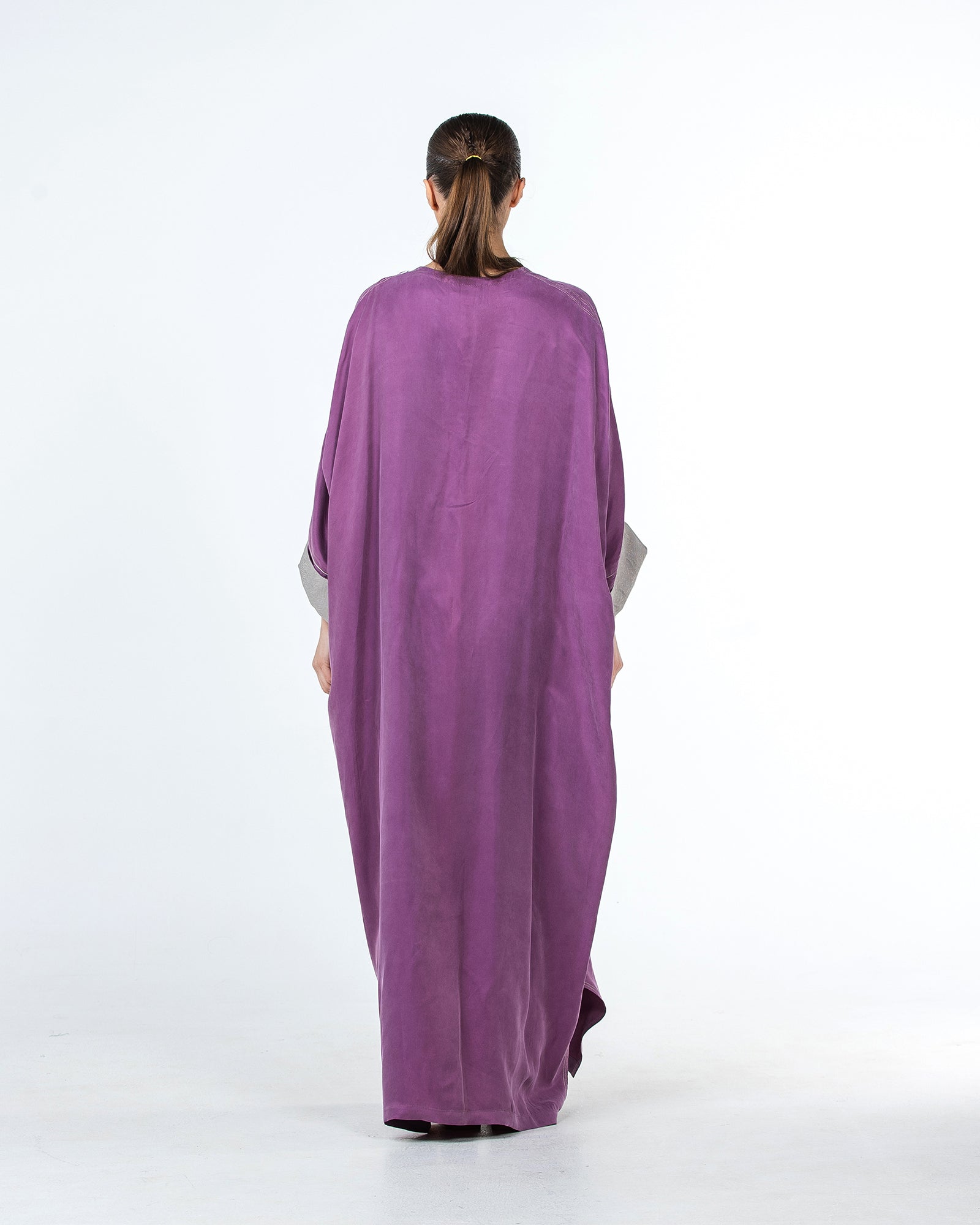 Tahani – Washed Silk Kaftan Jalabiya
