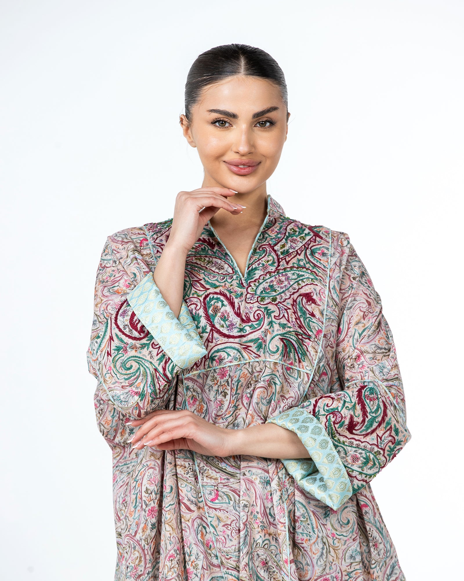 Joud – Cotton Mukhawar Dress