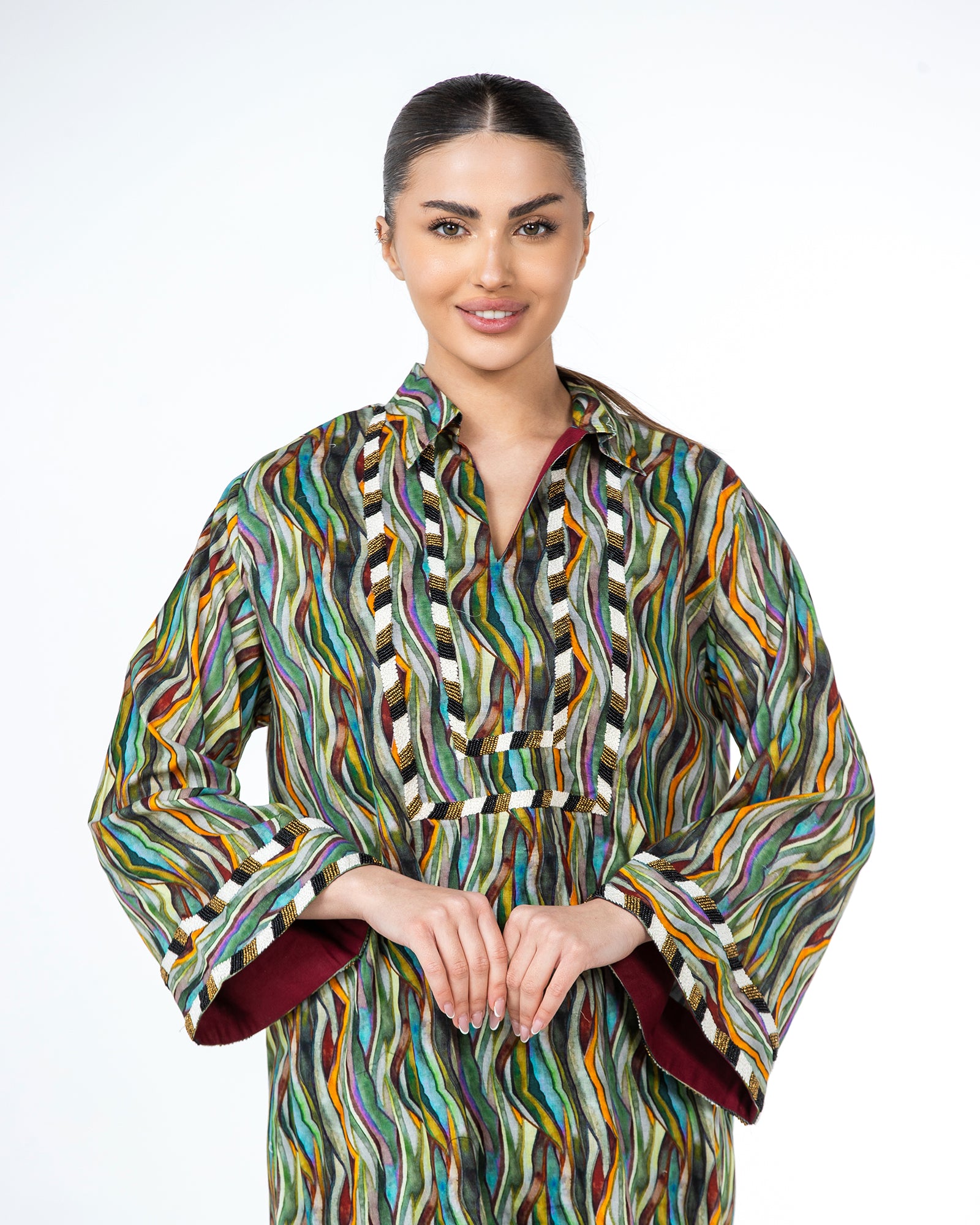 Dana – Printed Cotton Dress