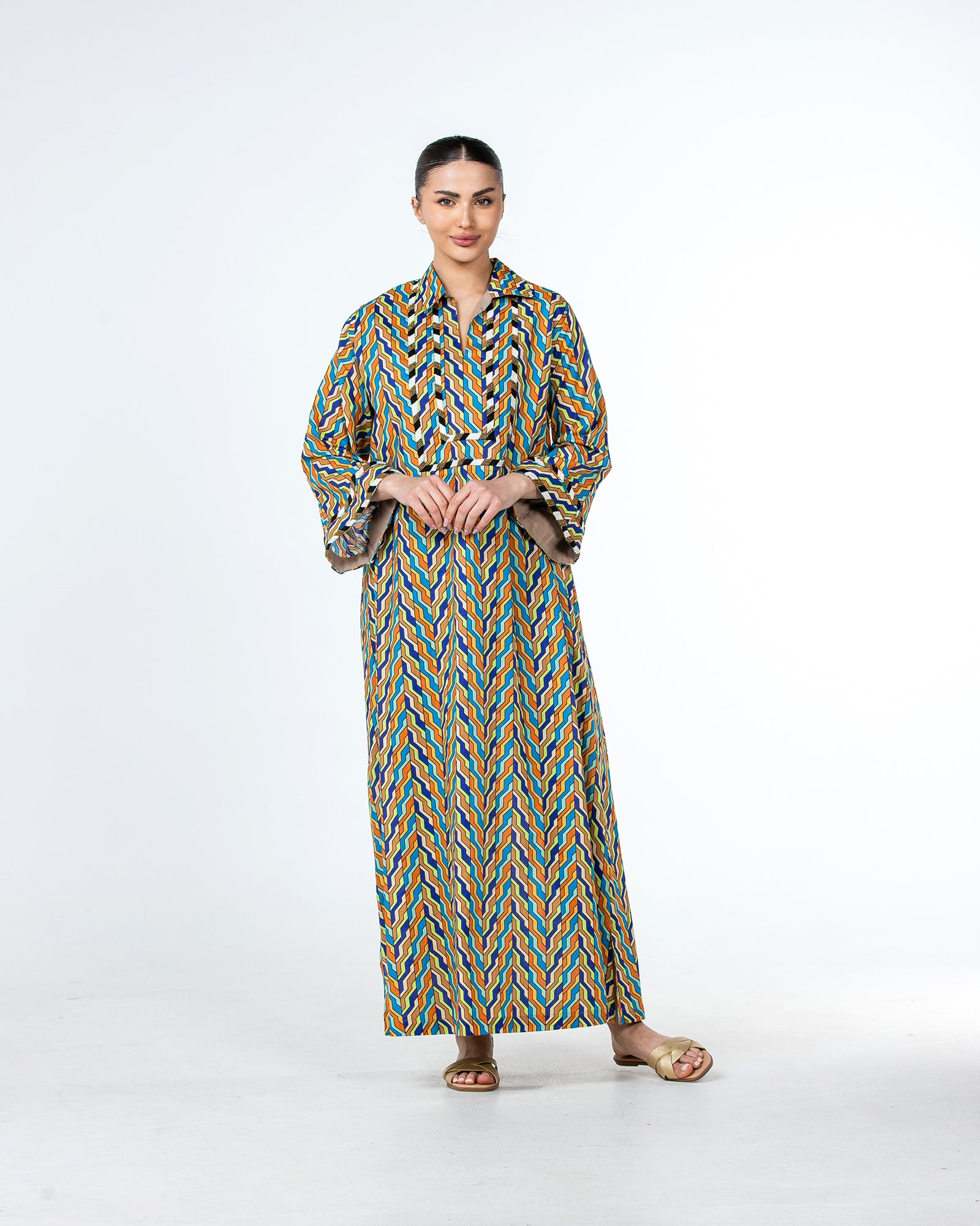 Dana – Printed Cotton Dress