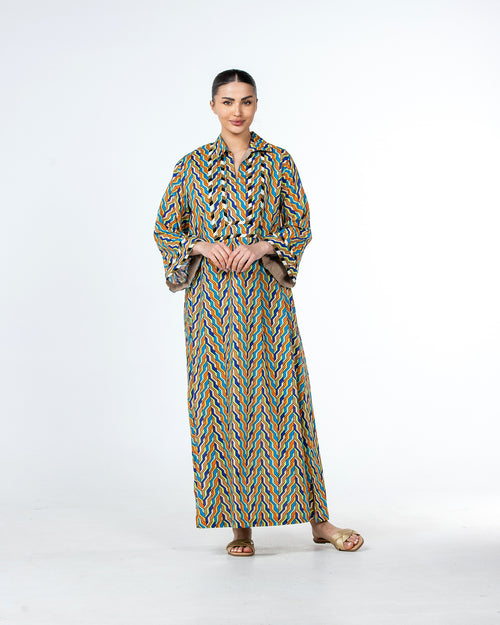 Dana – Printed Cotton Dress