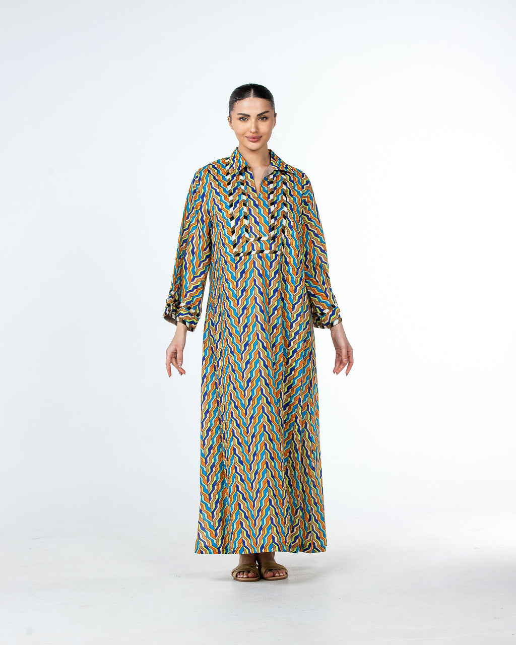 Dana – Printed Cotton Dress