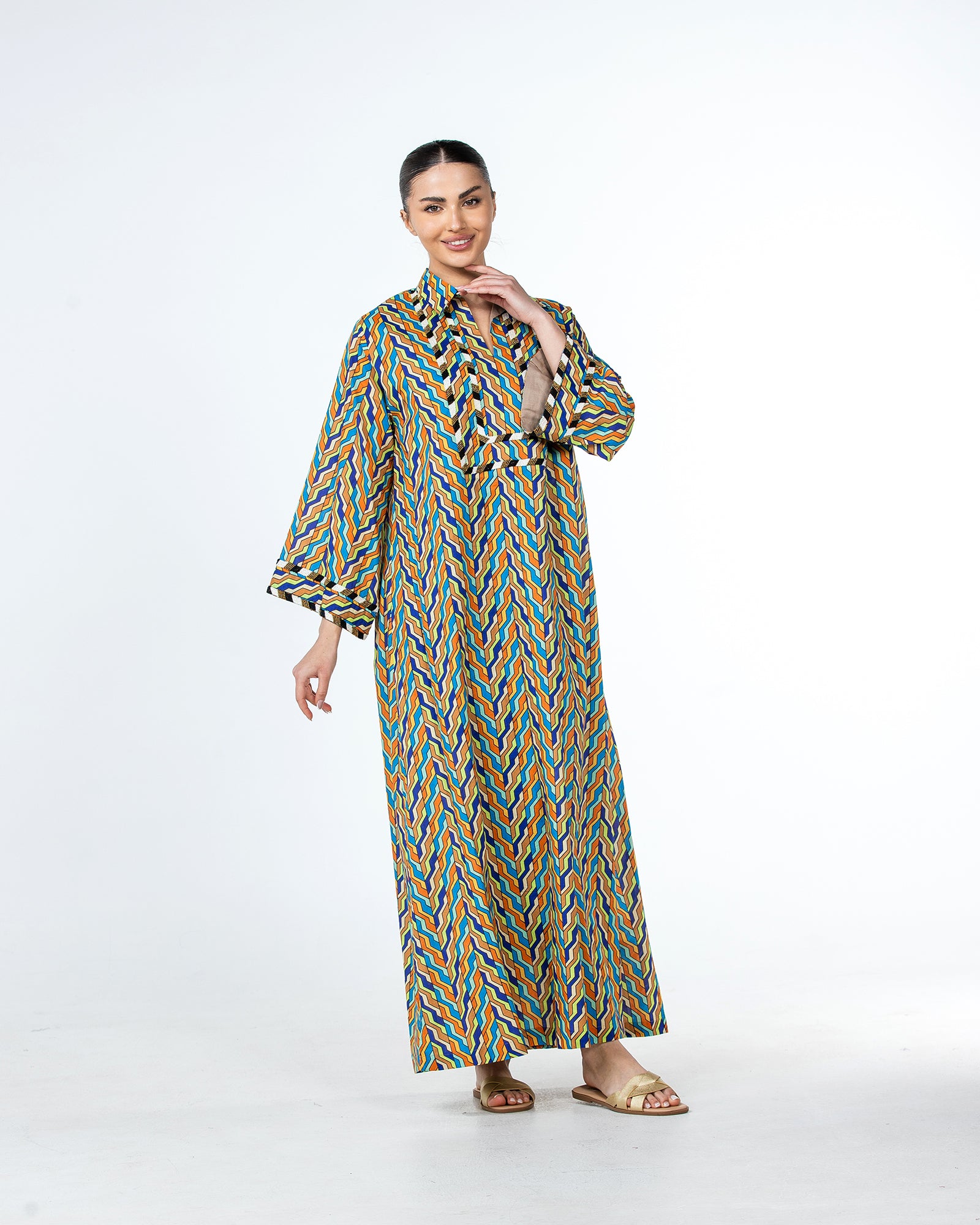 Dana – Printed Cotton Dress