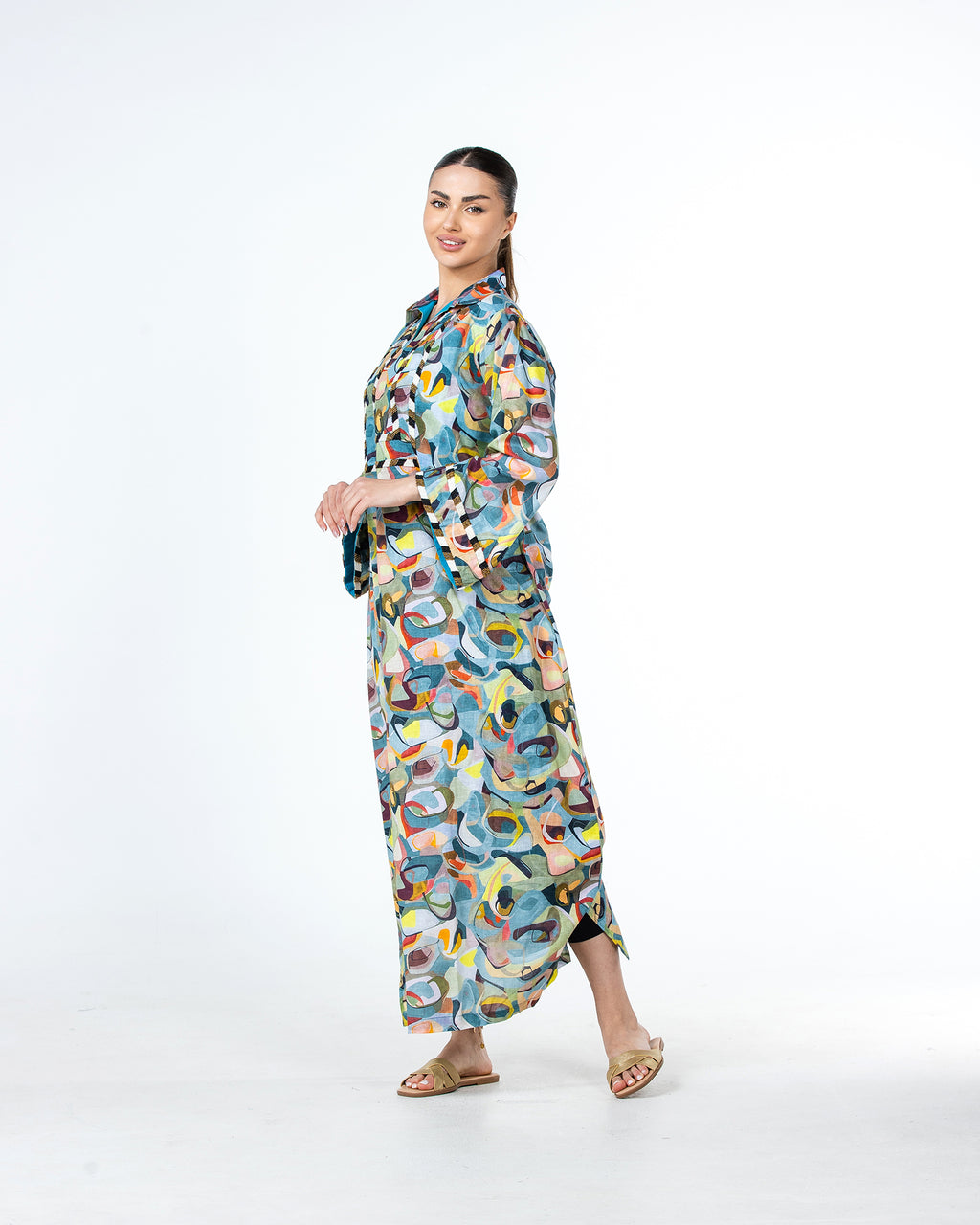 Dana – Printed Cotton Dress
