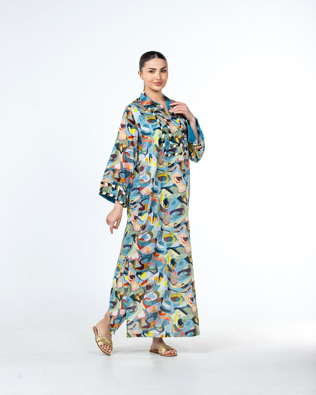 Dana – Printed Cotton Dress