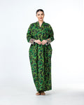 Roaa – Printed Cotton Kaftan Jalabiya
