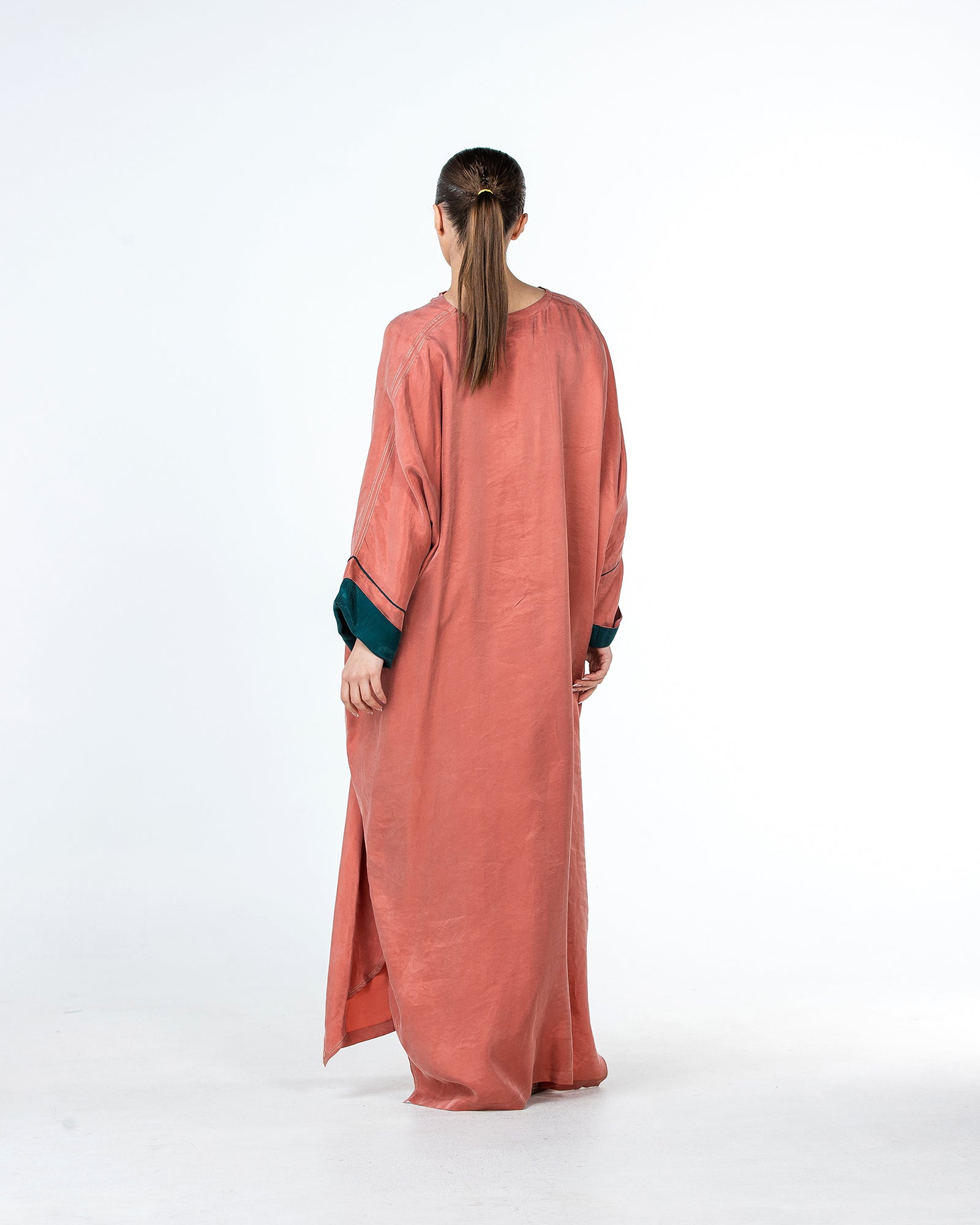 Tahani – Washed Silk Kaftan Jalabiya