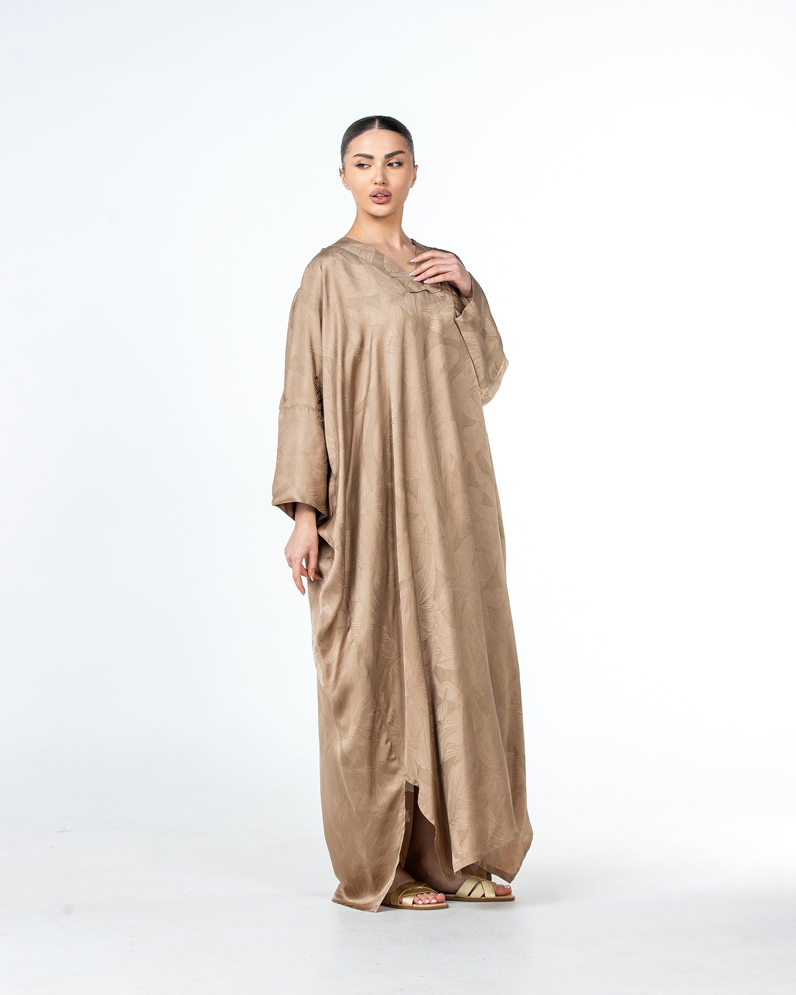 Rasha – Viscose-blend Bisht Jalabiya