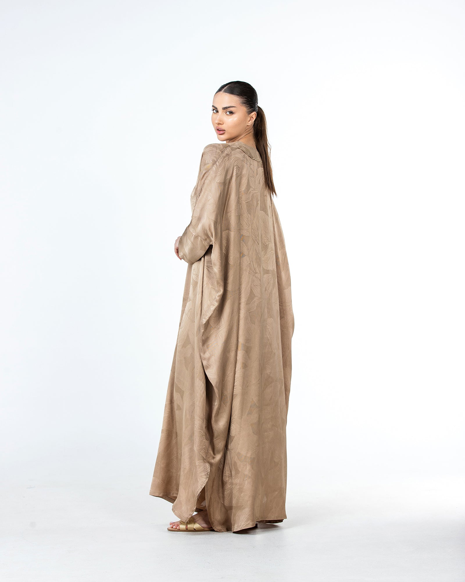 Rasha – Viscose-blend Bisht Jalabiya