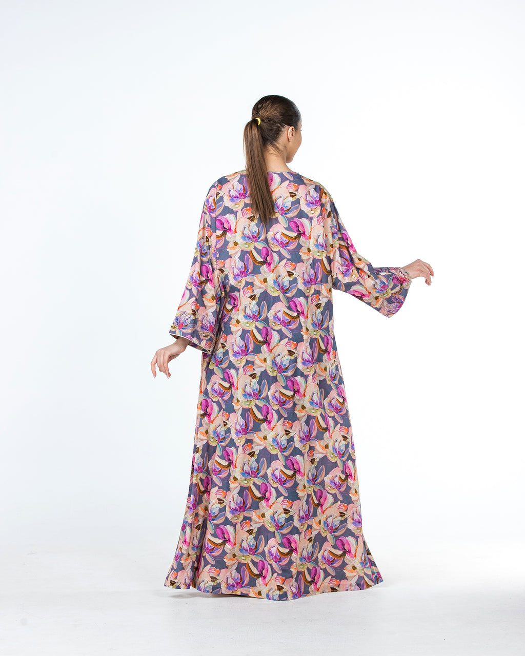 Mashail – Embroidered Cotton Mukhawar Dress