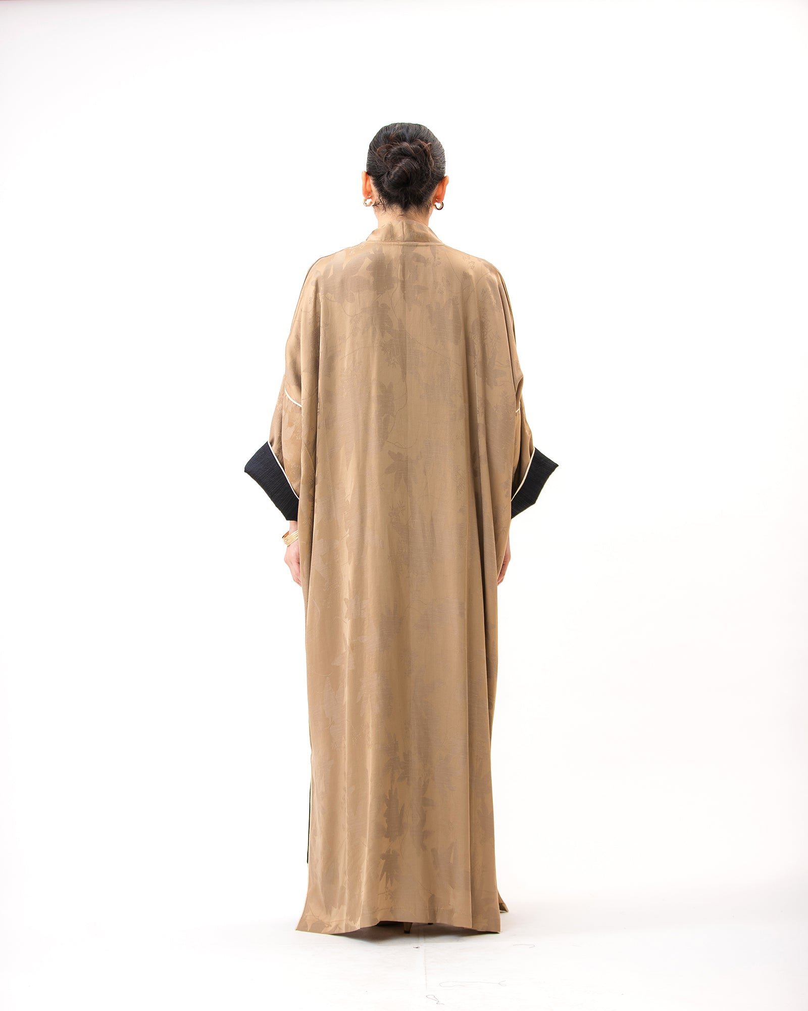 Hessa – Woven Viscose Linen Kaftan Dress