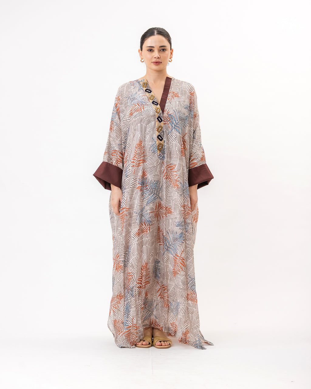 Leen – Printed Kaftan Dress