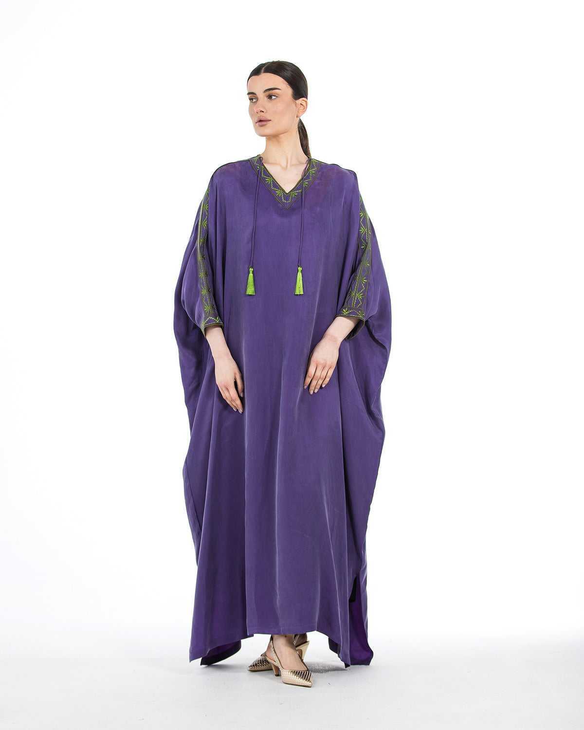 Ola – Washed Silk Bisht Jalabiya