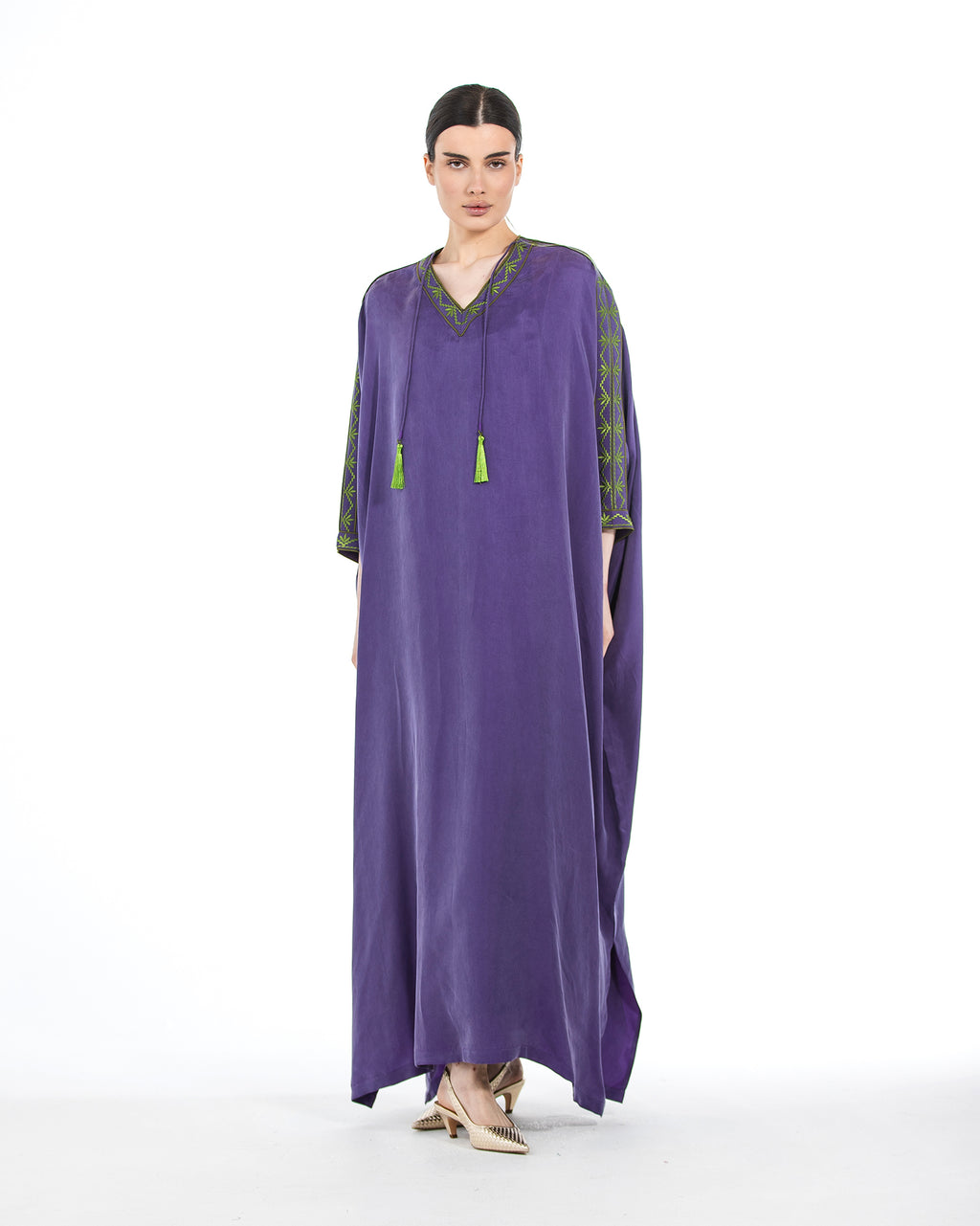 Ola – Washed Silk Bisht Jalabiya