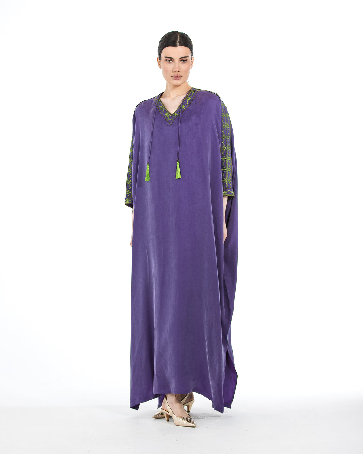 Ola – Washed Silk Bisht Jalabiya