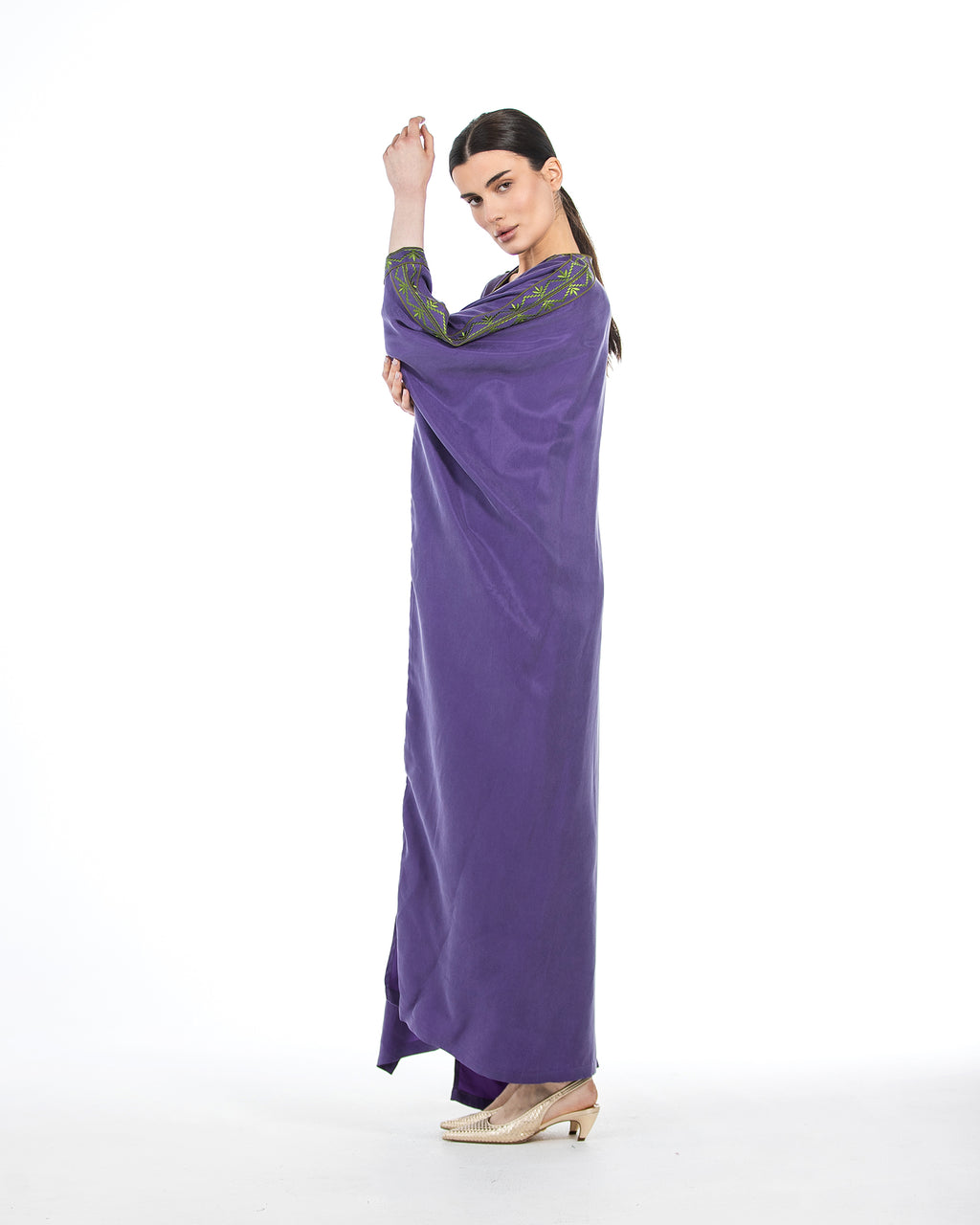 Ola – Washed Silk Bisht Jalabiya