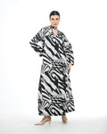 Suha – Abstract Printed Linen blend Dress