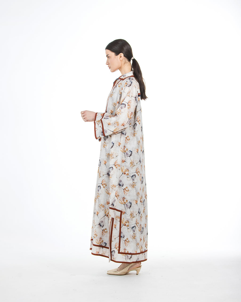 Najd – Printed Linen Dress