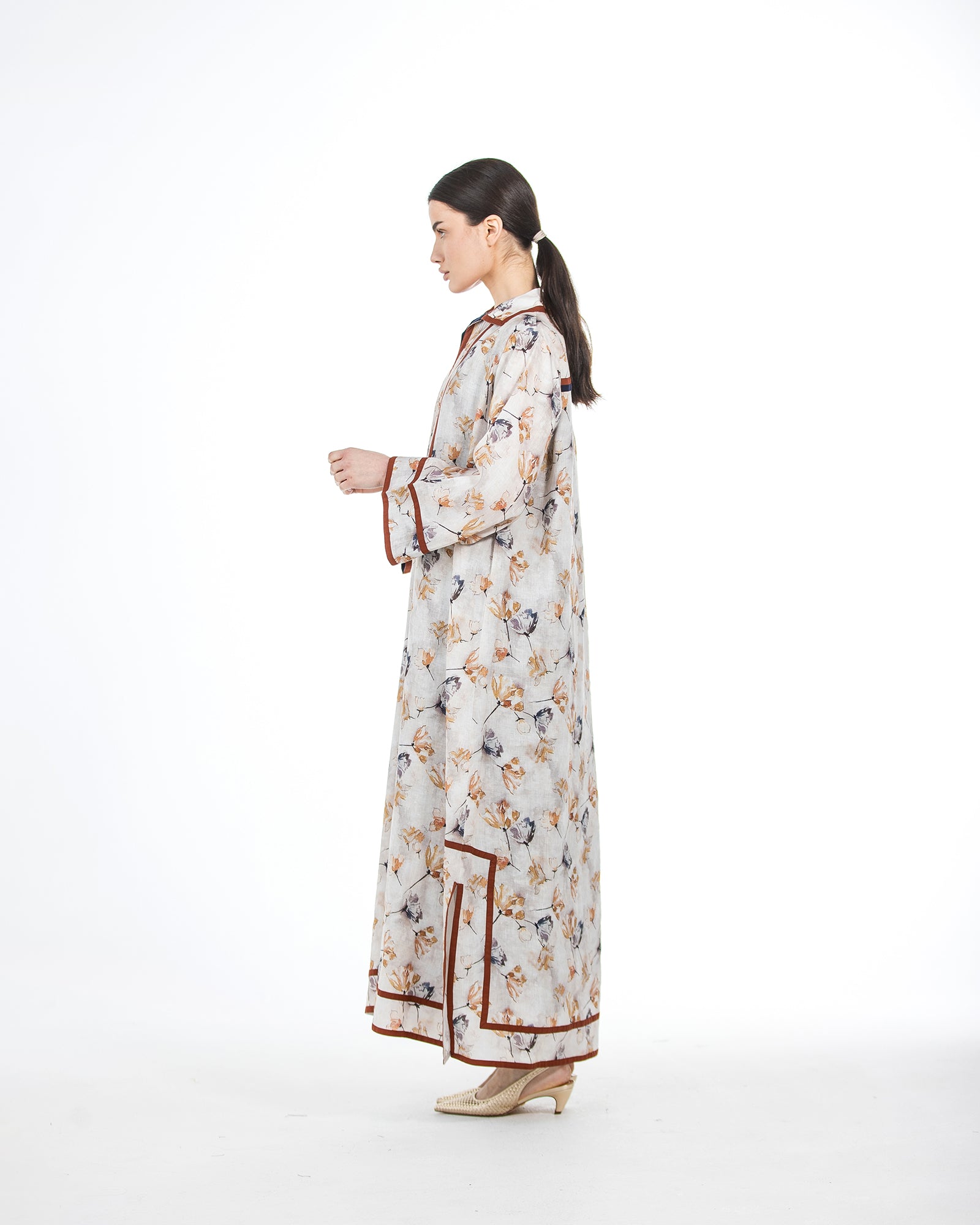 Najd – Printed Linen Dress
