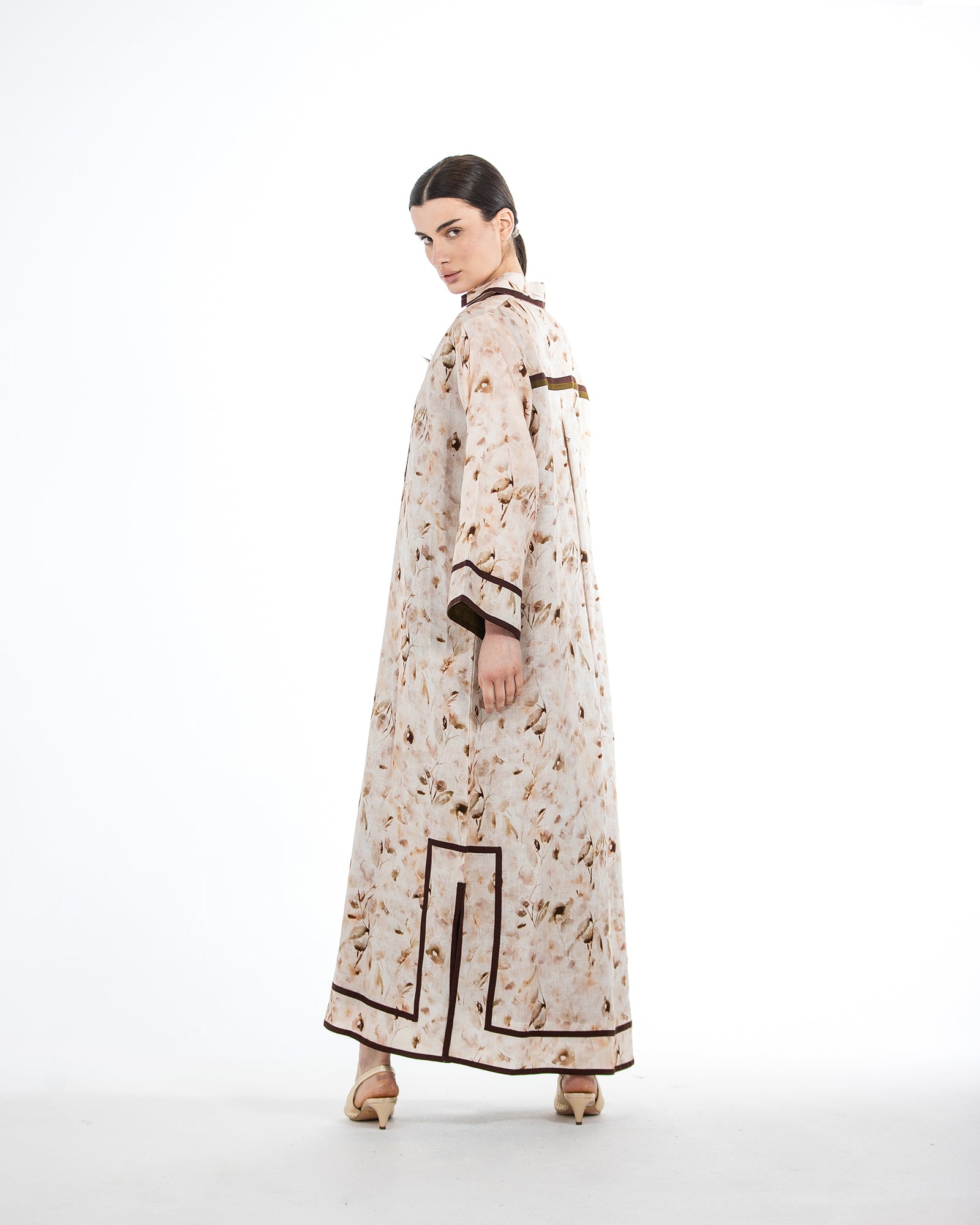 Najd – Printed Linen Dress