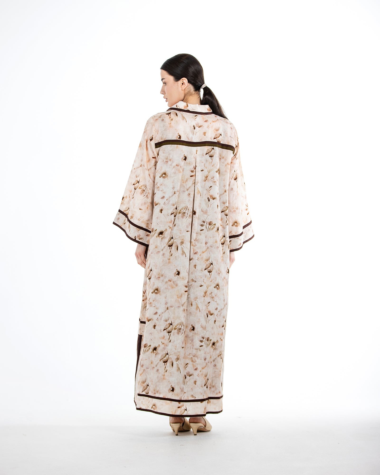 Najd – Printed Linen Dress