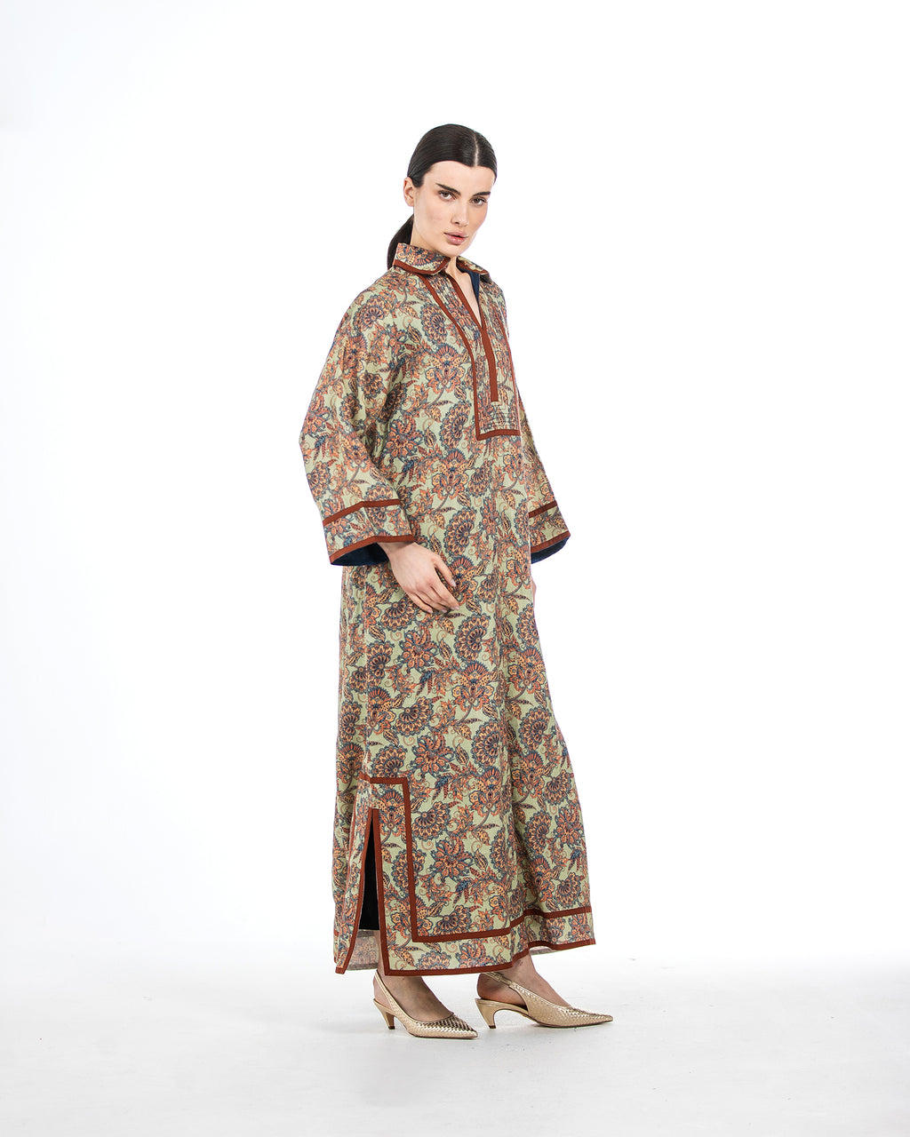 Najd – Printed Linen Dress