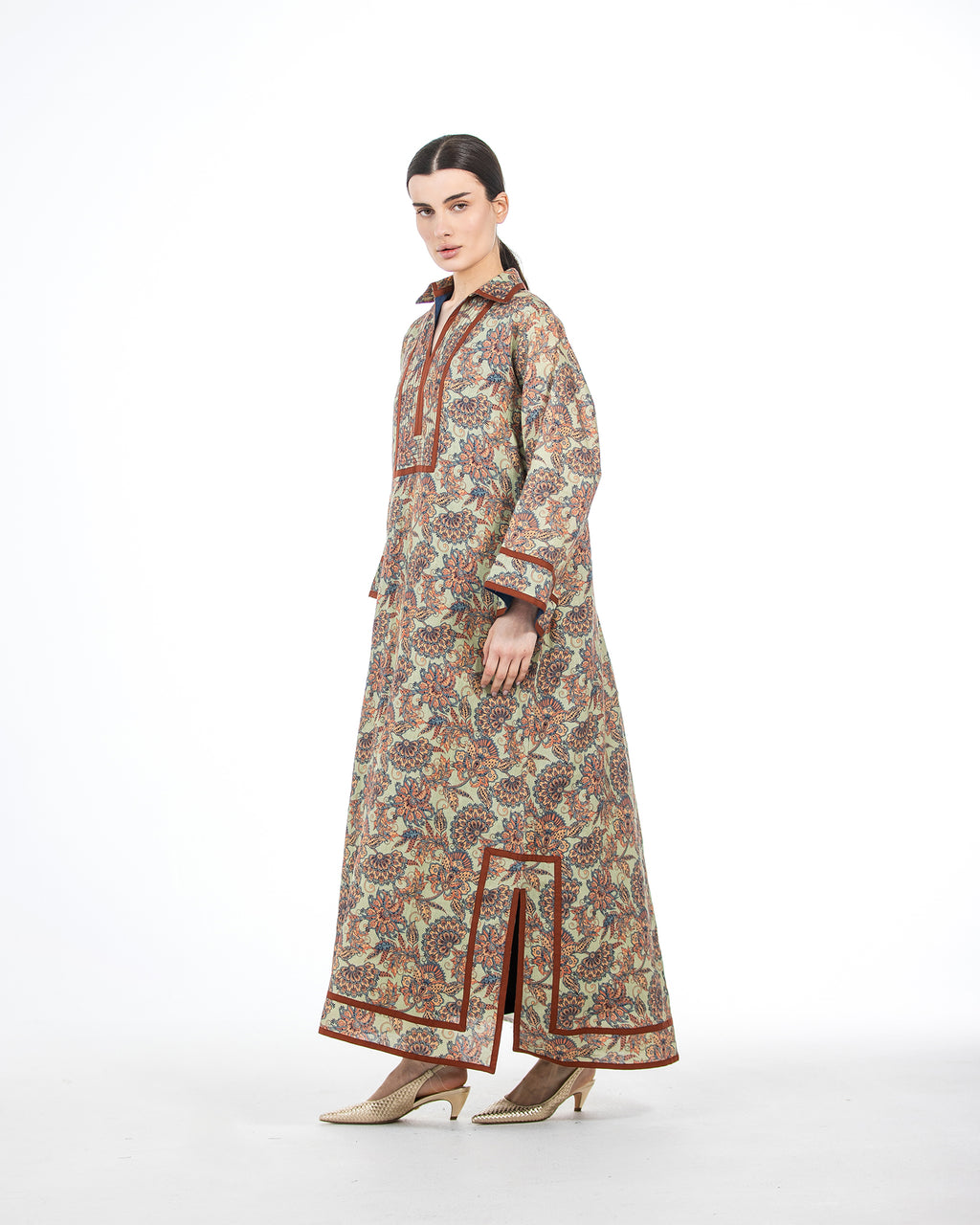 Najd – Printed Linen Dress