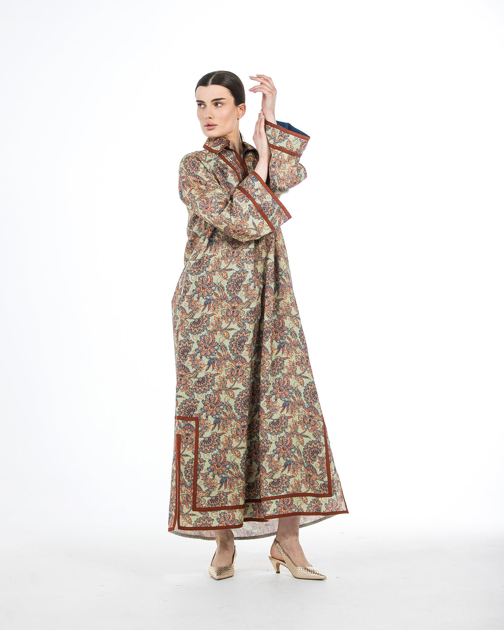 Najd – Printed Linen Dress
