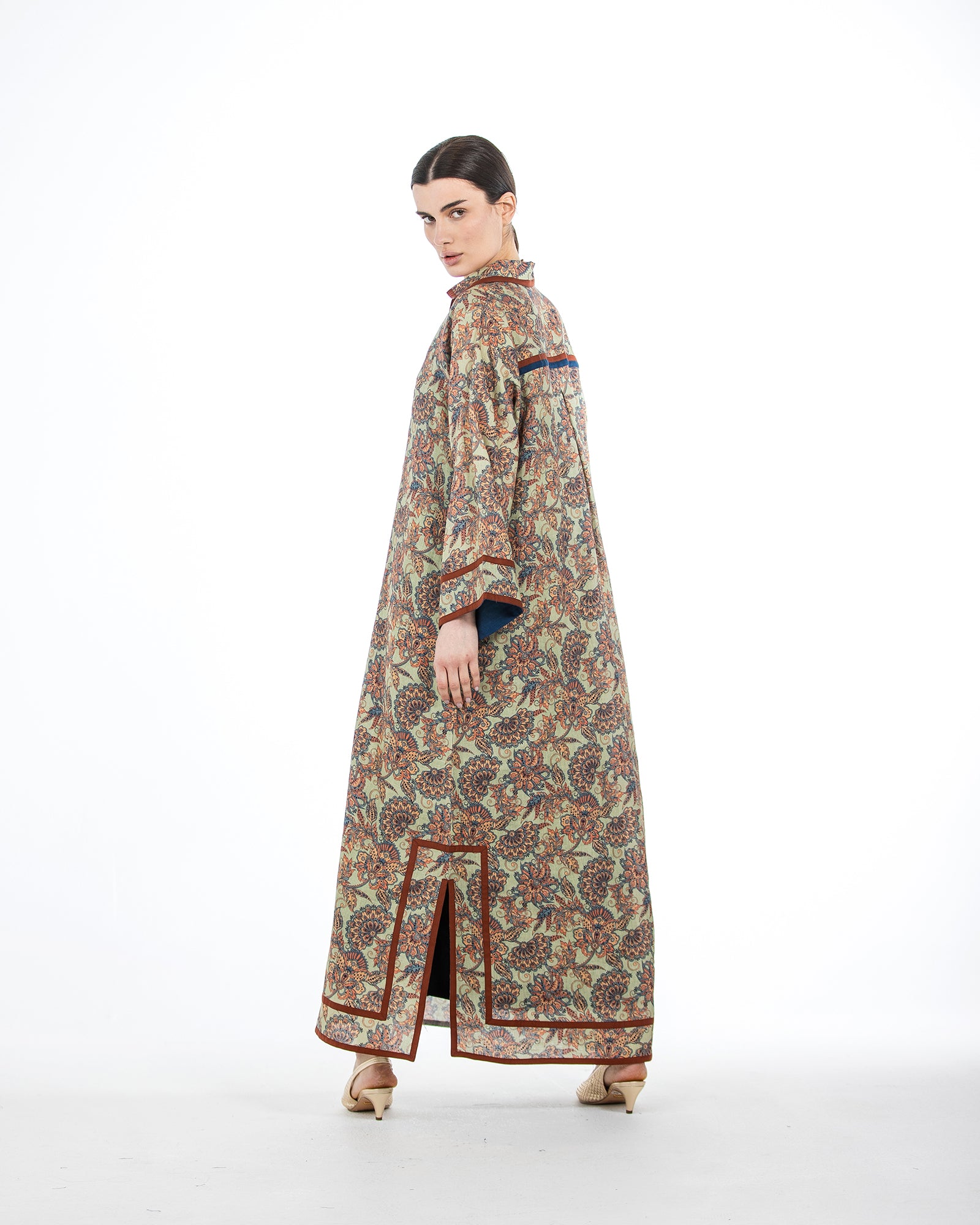 Najd – Printed Linen Dress