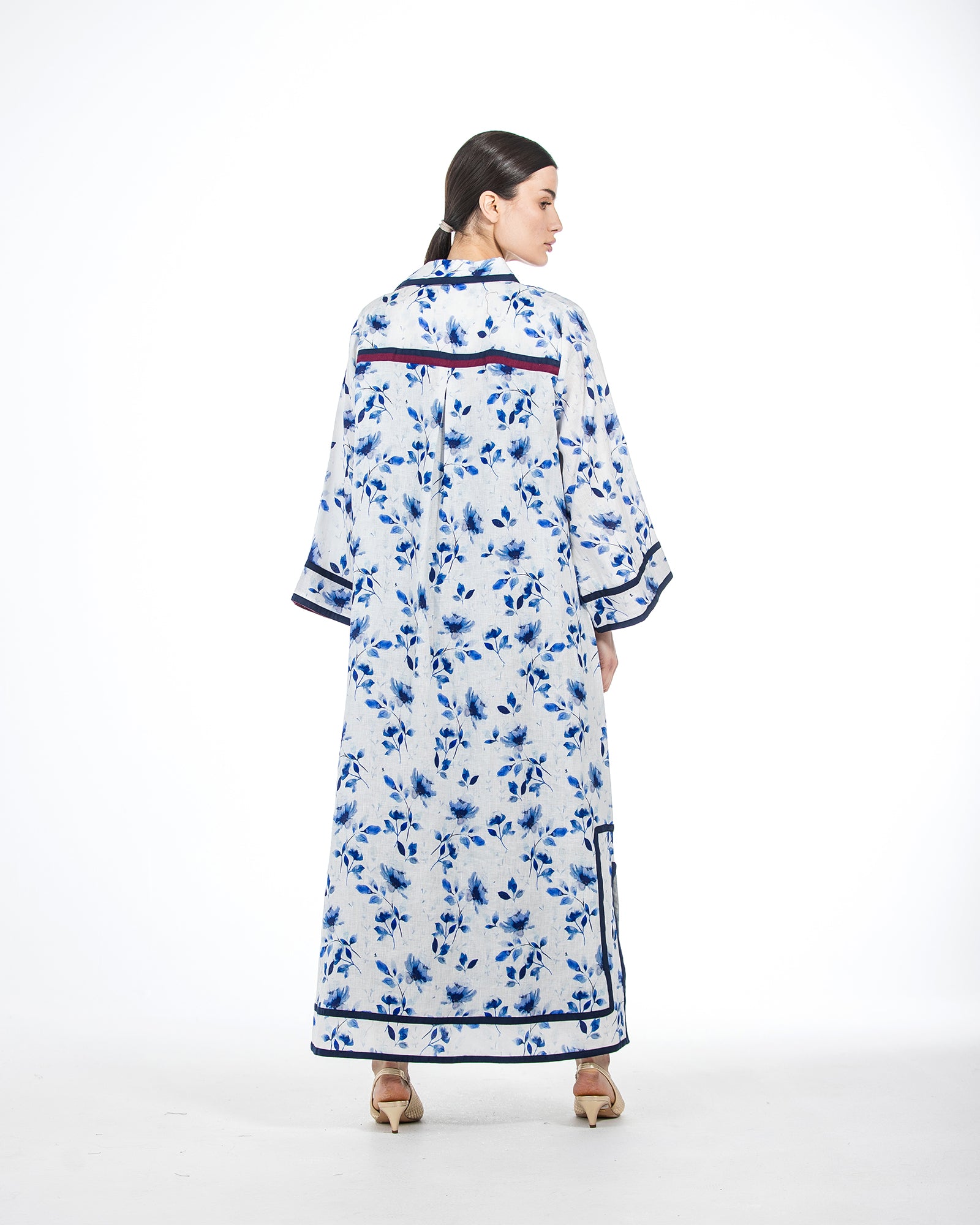 Najd – Printed Linen Dress