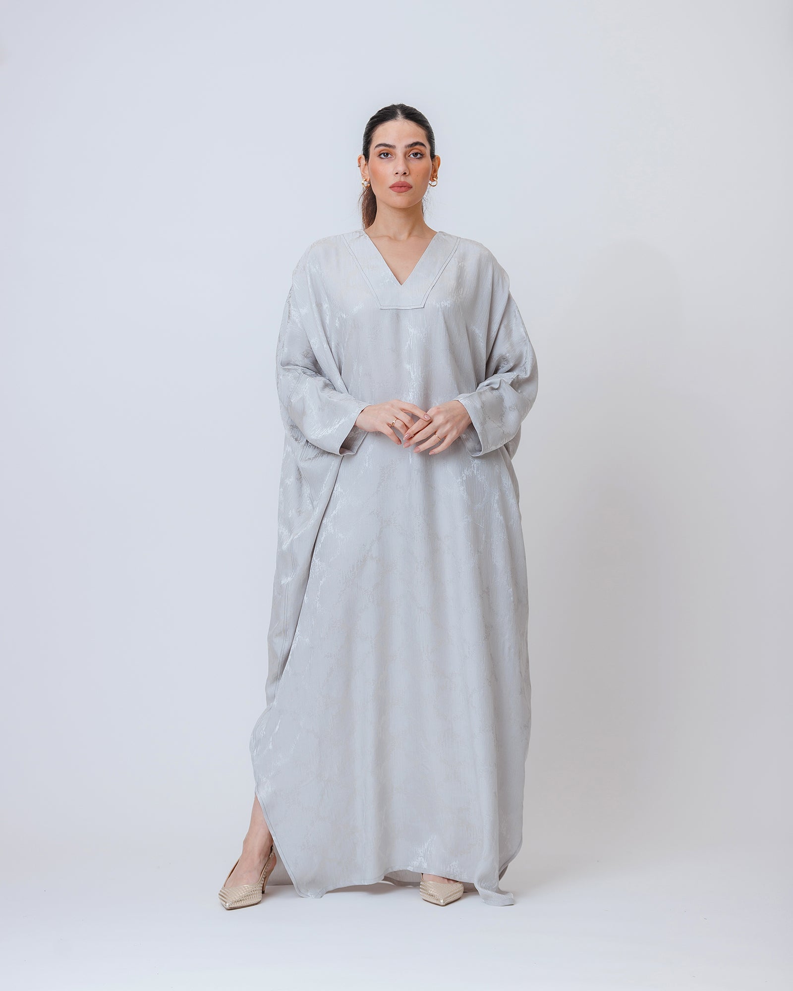 Rasha – Viscose-blend Bisht Jalabiya