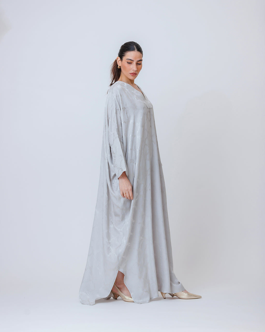 Rasha – Viscose-blend Bisht Jalabiya