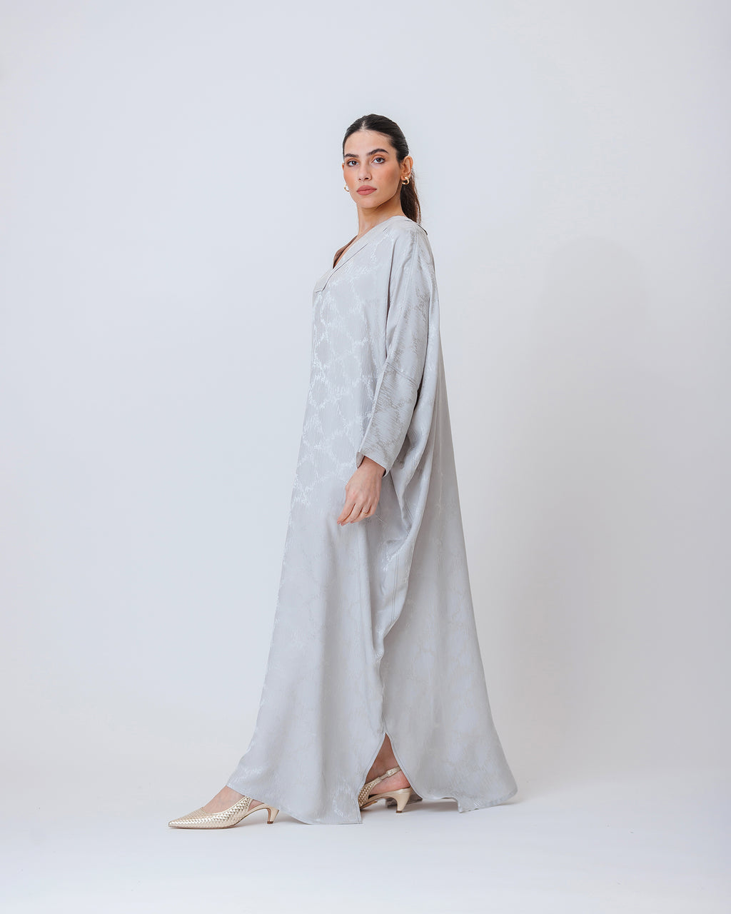 Rasha – Viscose-blend Bisht Jalabiya