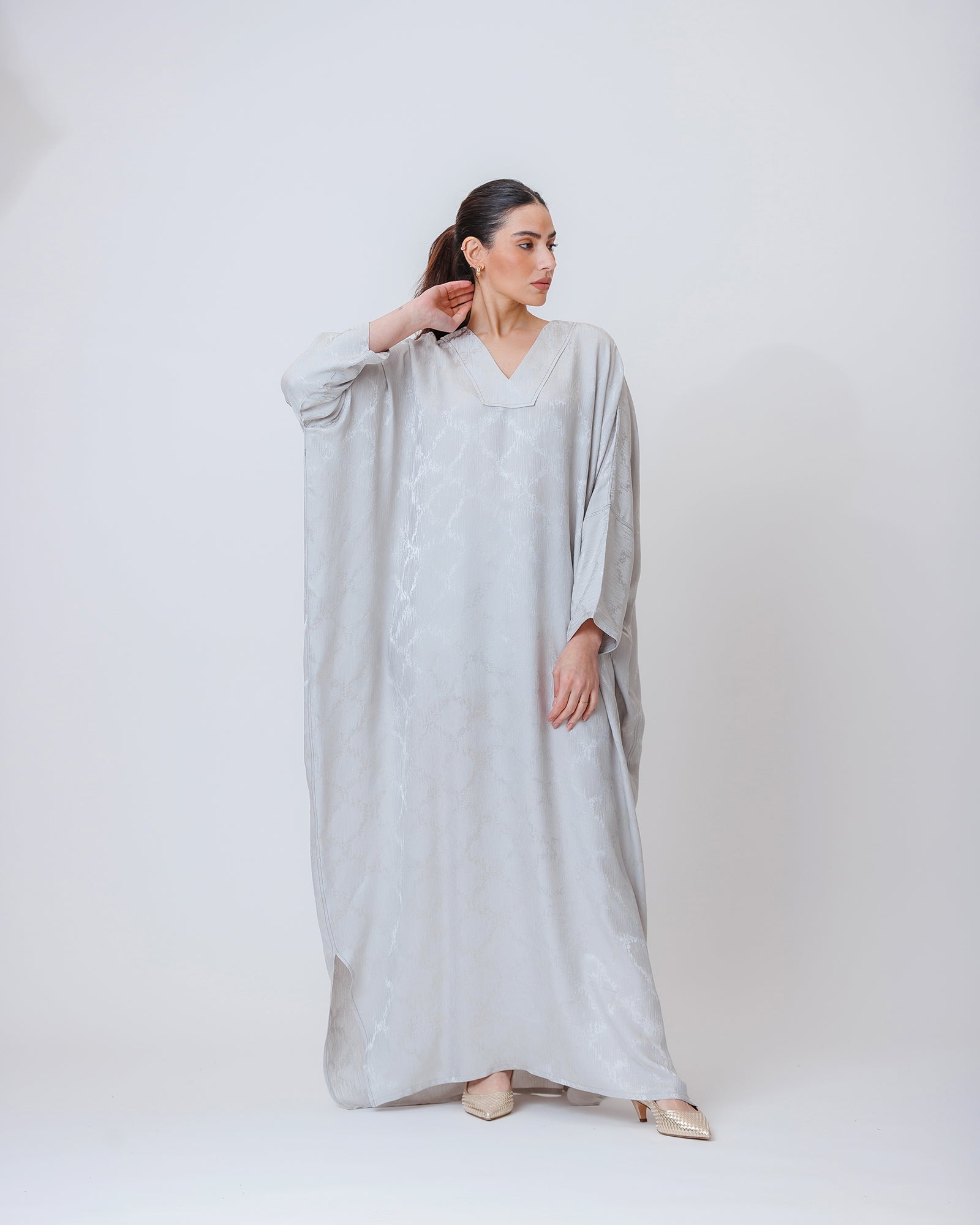Rasha – Viscose-blend Bisht Jalabiya