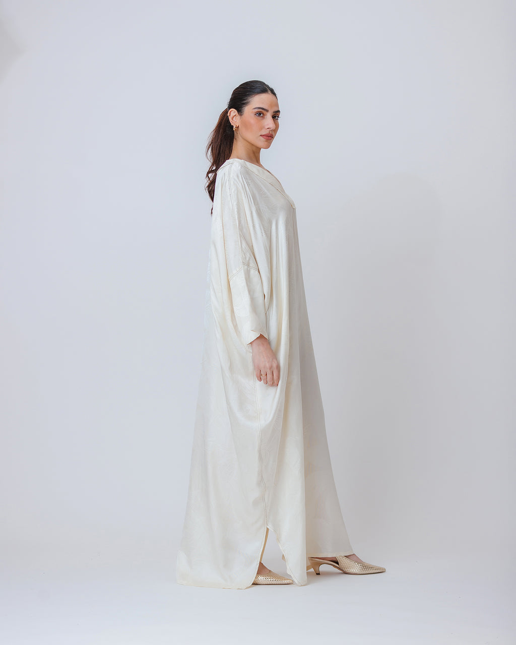 Rasha – Viscose-blend Bisht Jalabiya