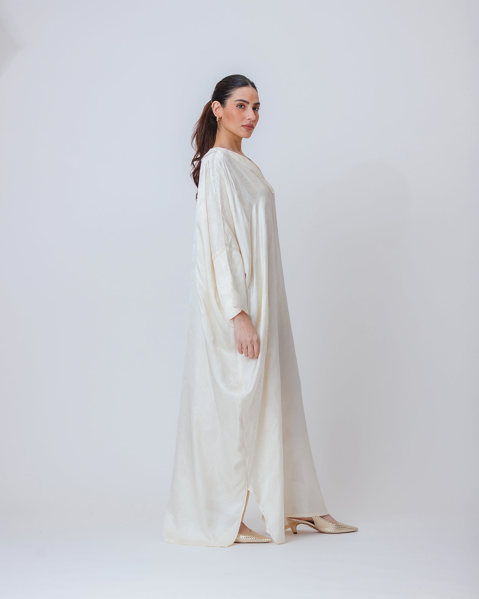 Rasha – Viscose-blend Bisht Jalabiya