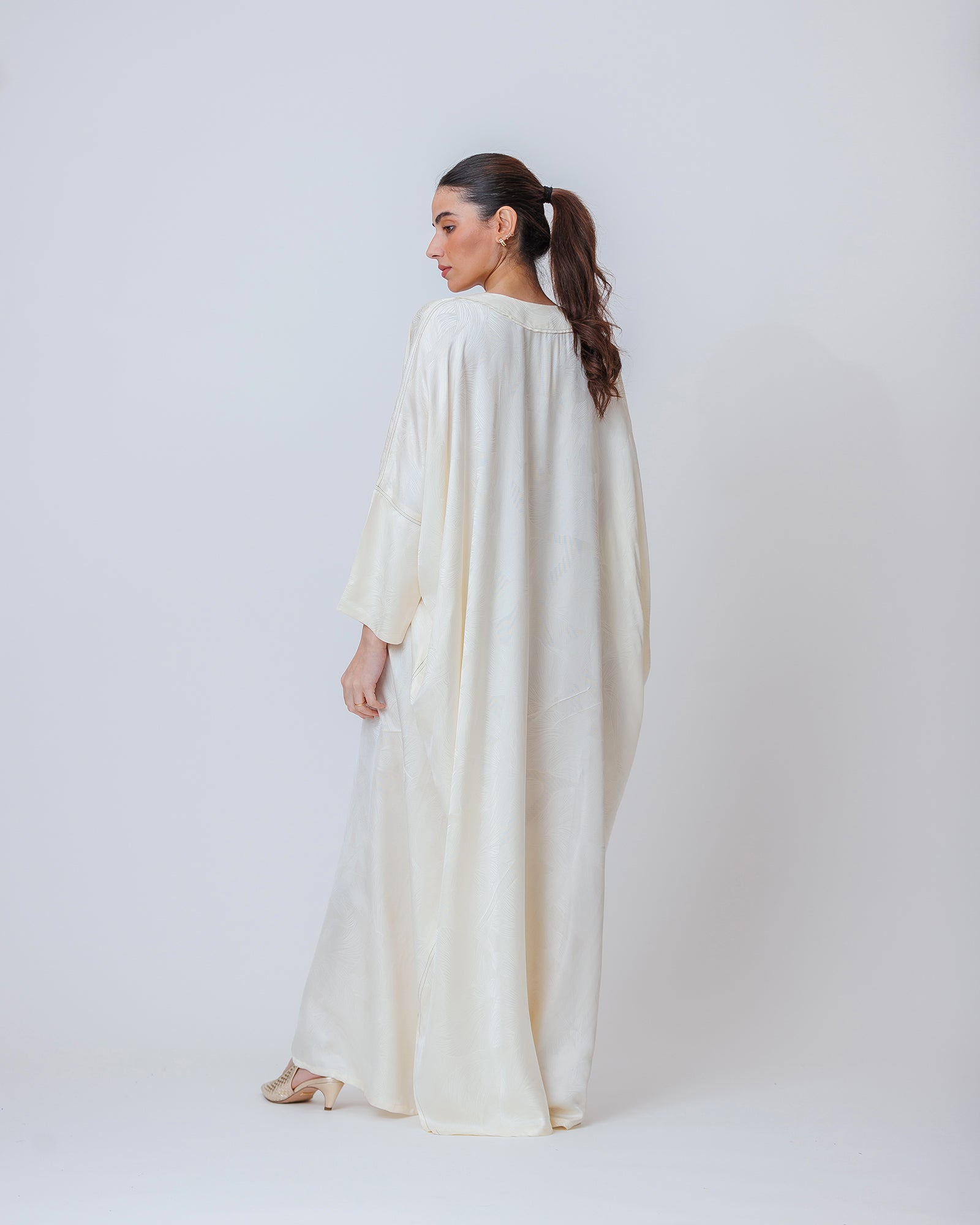 Rasha – Viscose-blend Bisht Jalabiya
