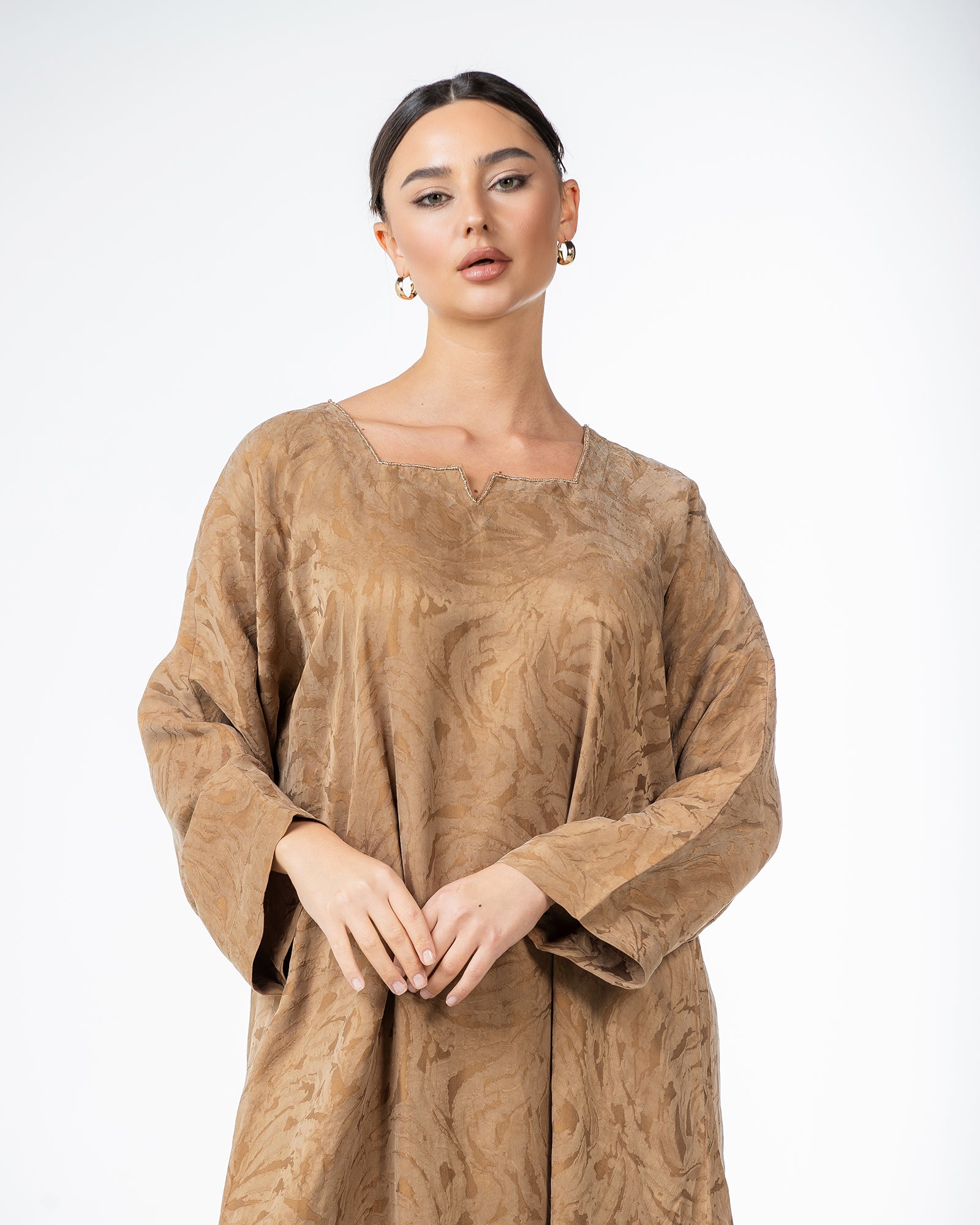 Malak – Beaded Flared Dress