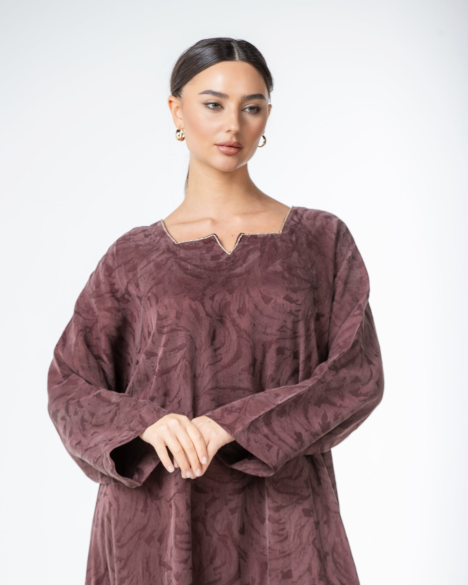 Malak – Beaded Flared Dress