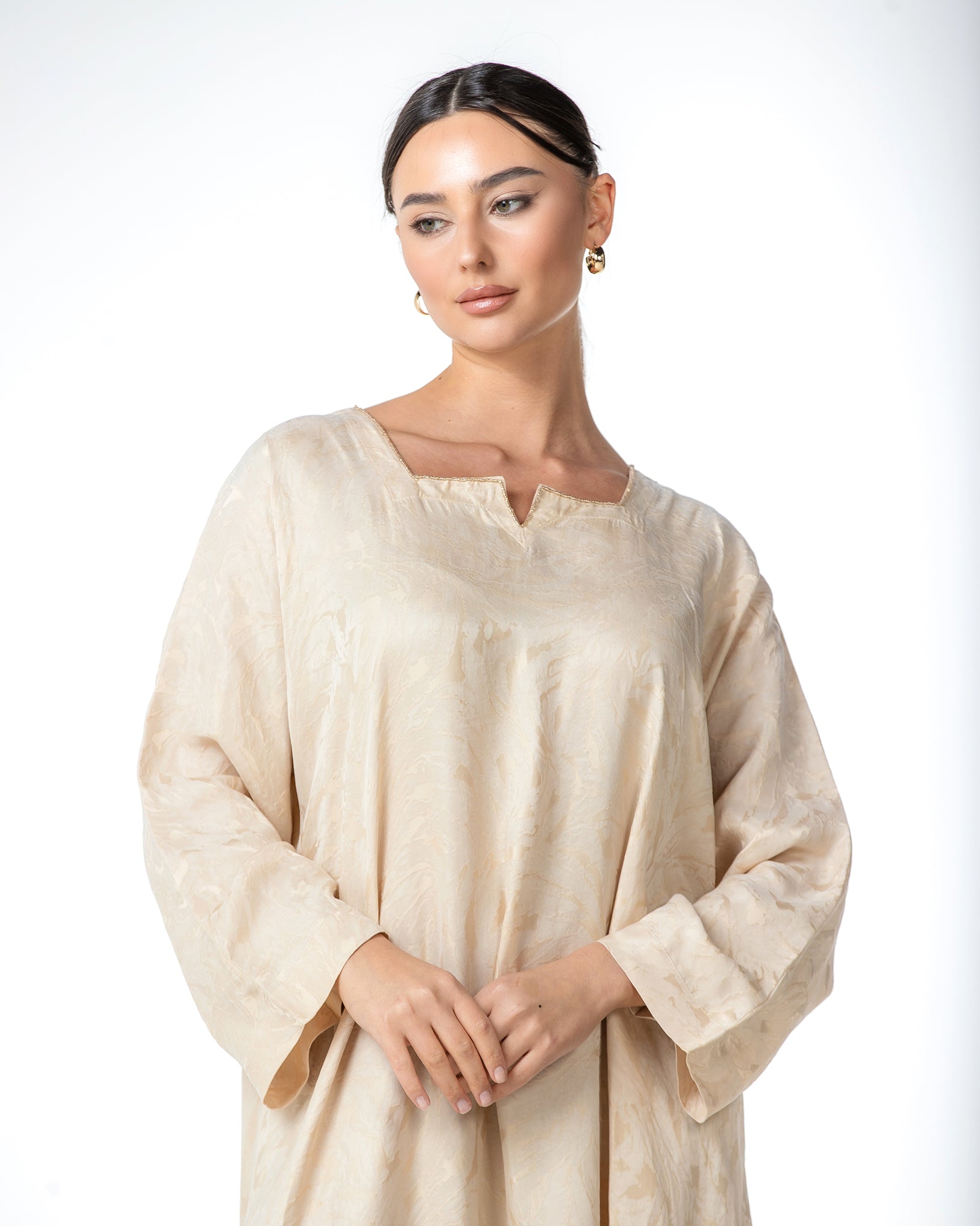 Malak – Beaded Flared Dress