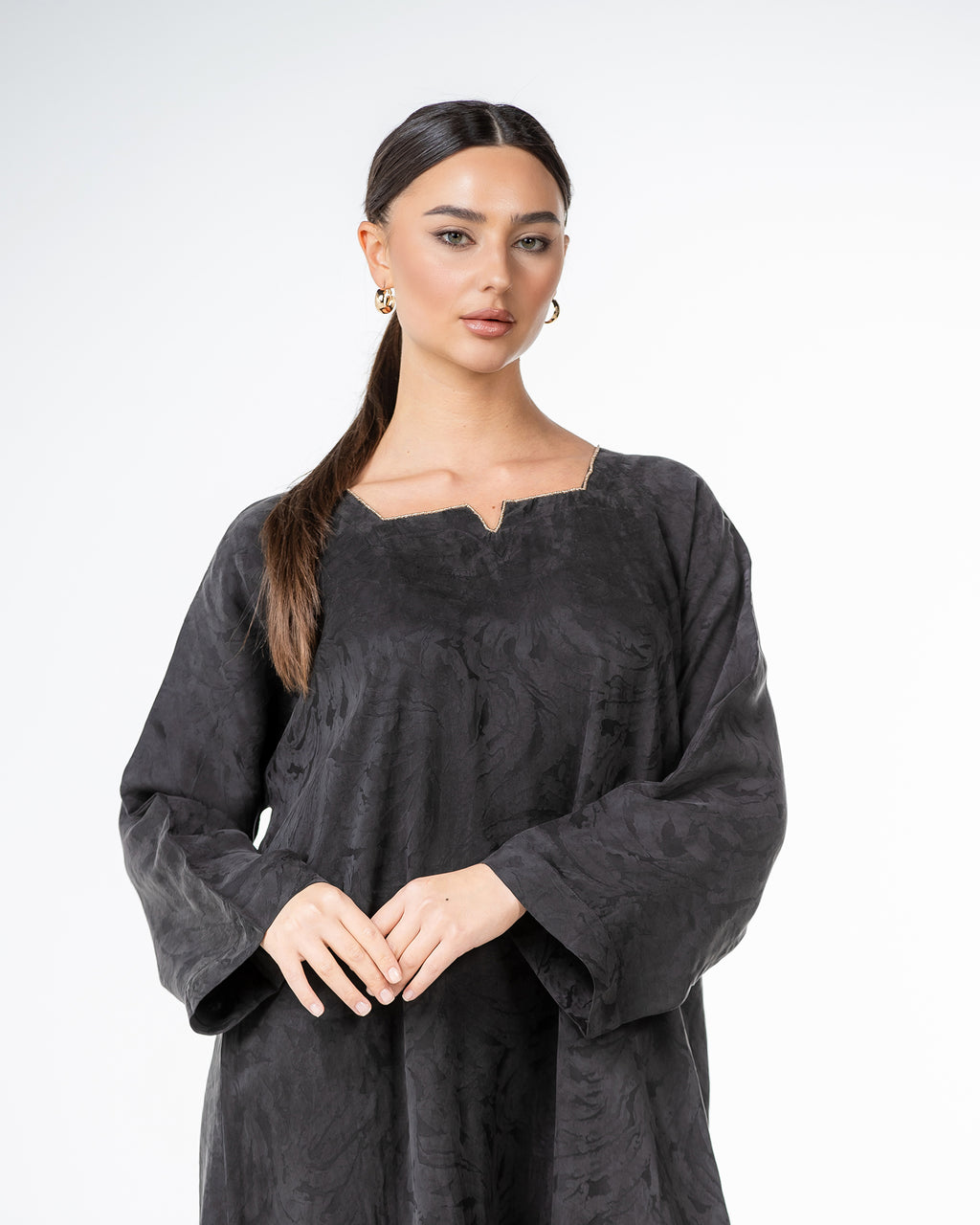 Malak – Beaded Flared Dress
