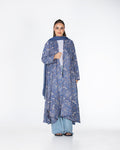 Zeina Print – Cotton Asymmetrical Abaya